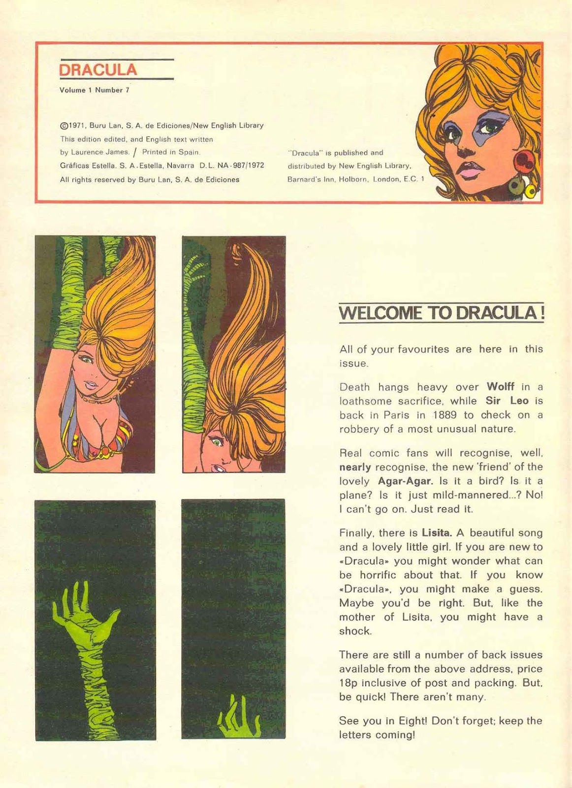 Dracula (1971) Issue #7 - Page 2