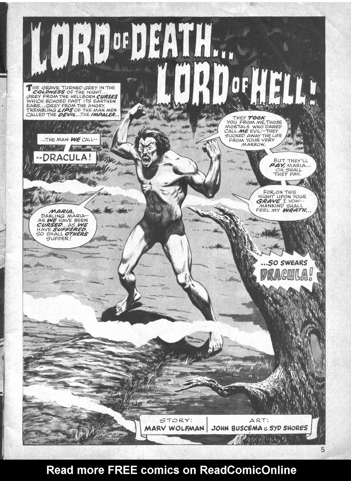 Dracula Lives Issue #3 - Page 5