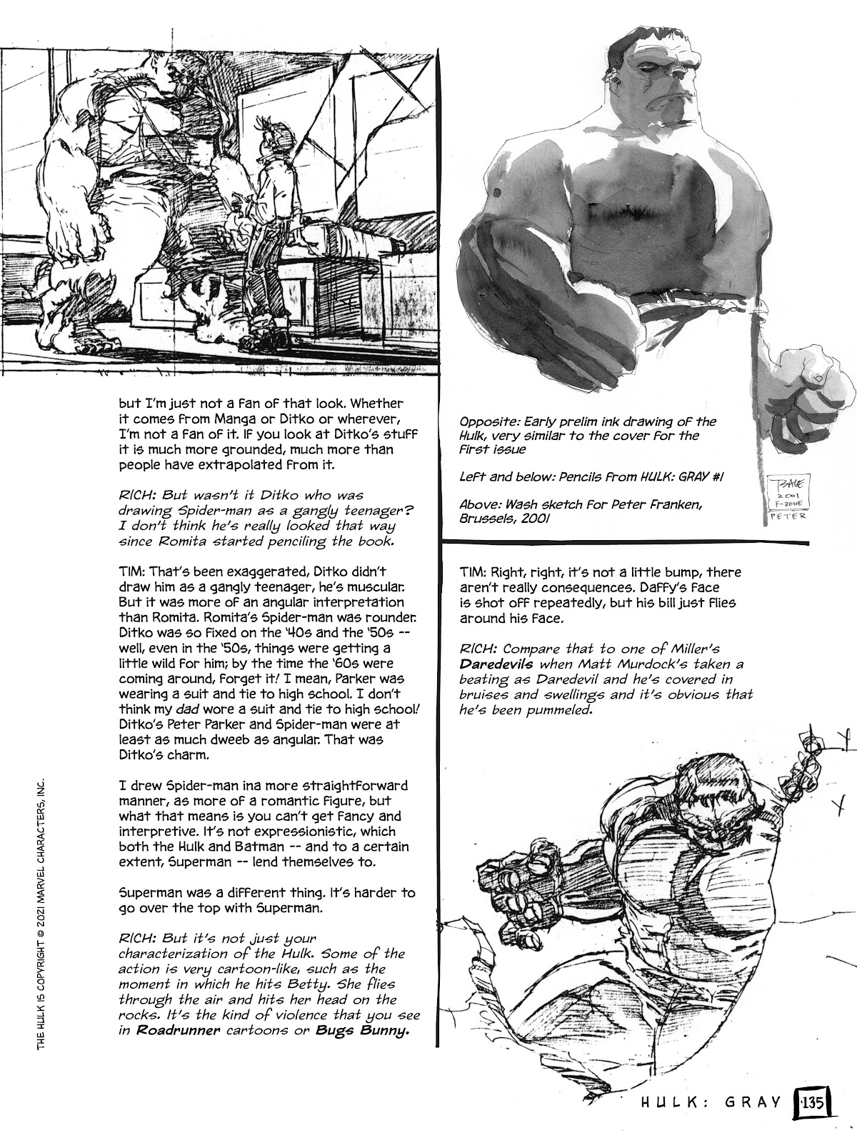 Drawing Heroes in the Backyard: Tim Sale Black and White, Revised and Expanded TPB (Part 2) - Page 24