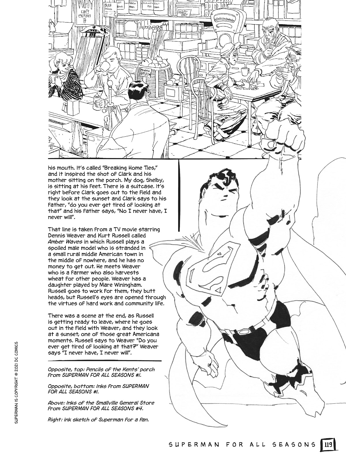 Drawing Heroes in the Backyard: Tim Sale Black and White, Revised and Expanded TPB (Part 2) - Page 8