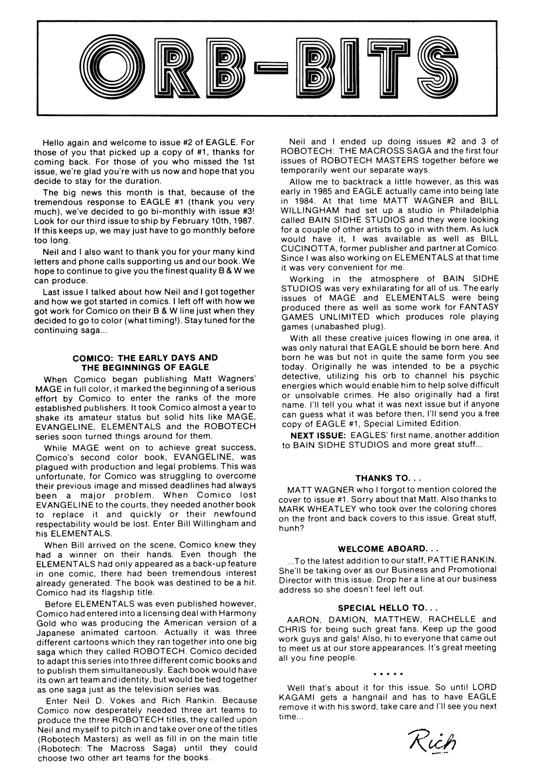 Eagle Issue #2 - Page 2
