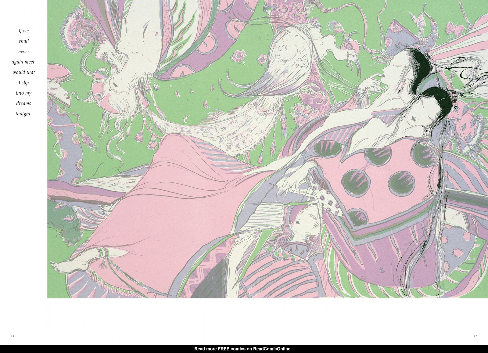 Elegant Spirits: Amano's Tale of Genji and Fairies TPB - Page 12