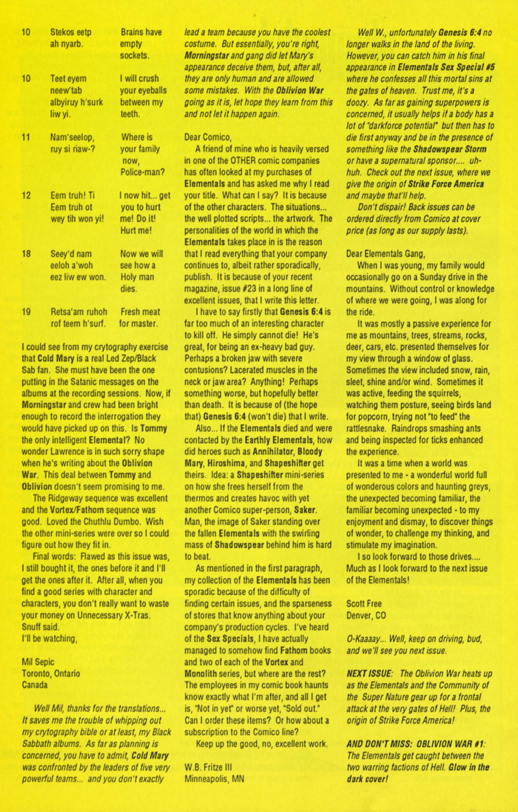 Elementals (1989) Issue #25 - Page 34
