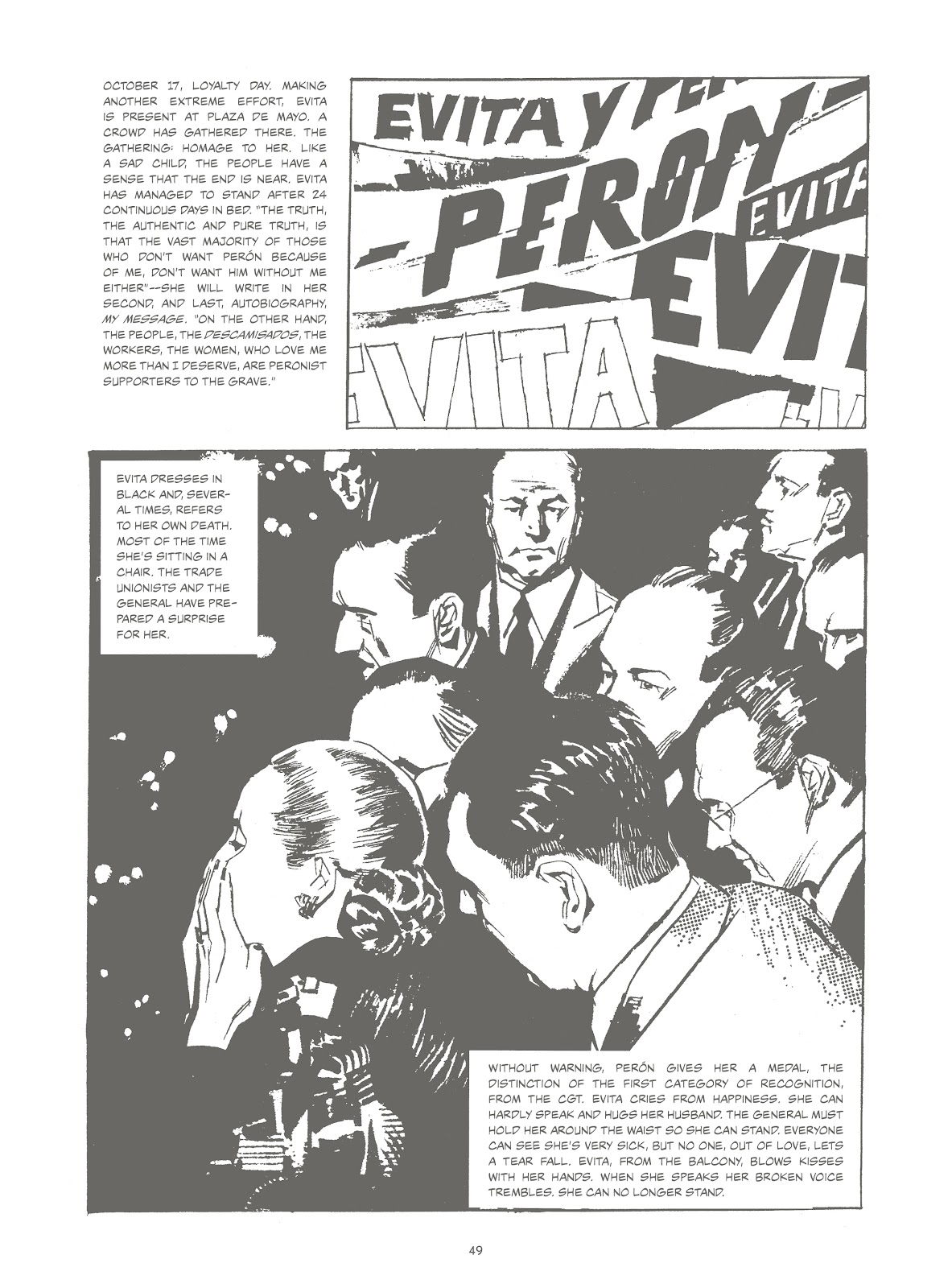 Evita, the Life and Work of Eva Perón TPB - Page 54