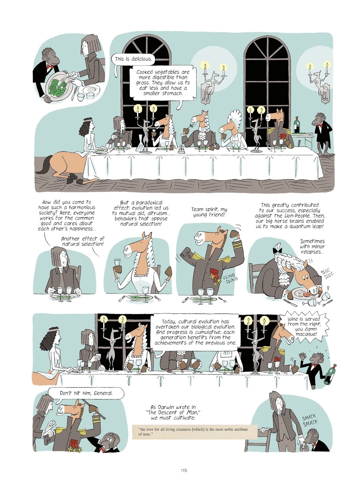 Evolution, Darwin, God, and the Horse-People TPB - Page 114