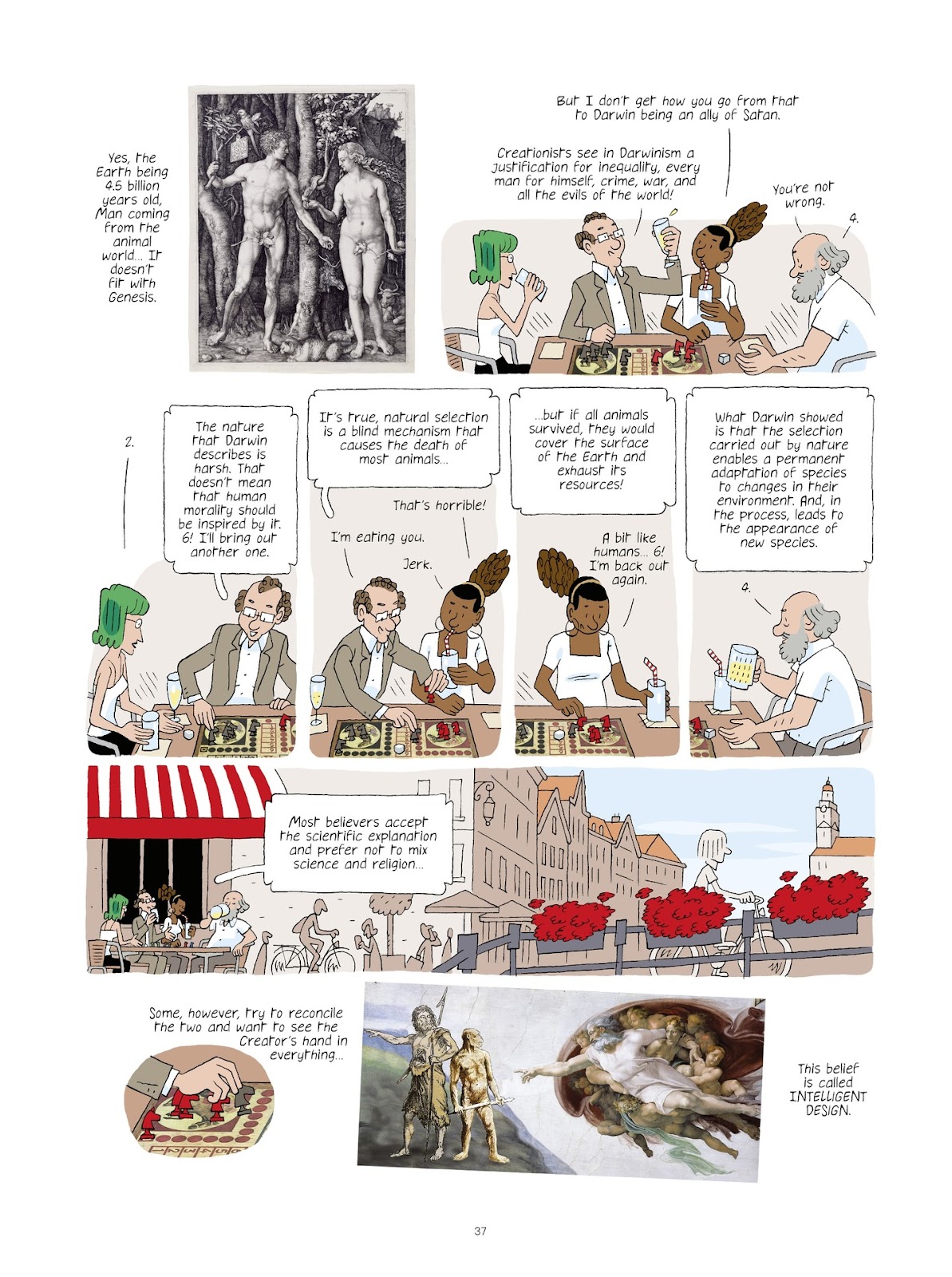 Evolution, Darwin, God, and the Horse-People TPB - Page 36