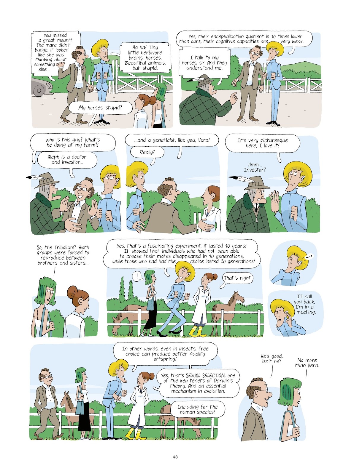 Evolution, Darwin, God, and the Horse-People TPB - Page 47