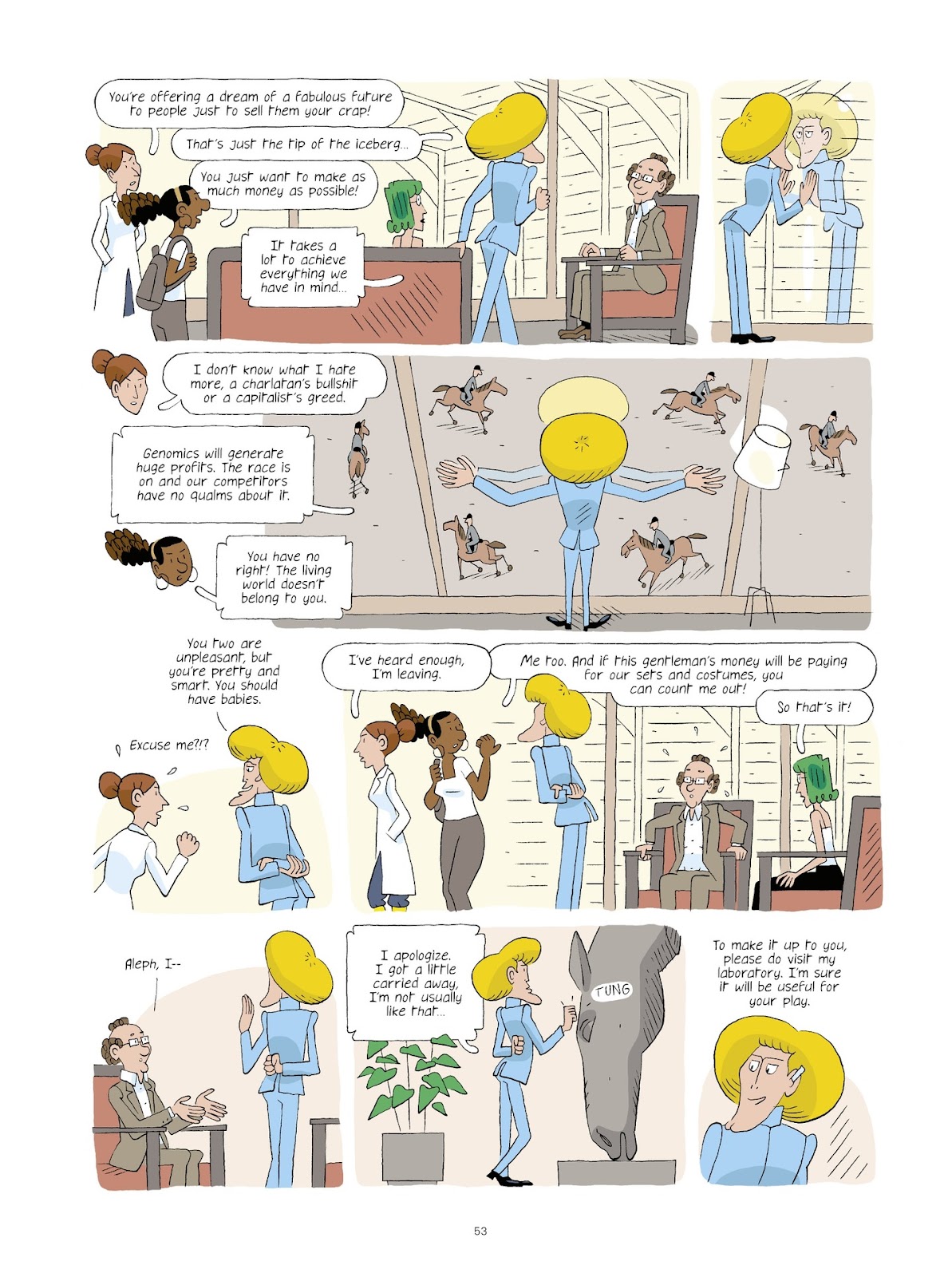 Evolution, Darwin, God, and the Horse-People TPB - Page 52