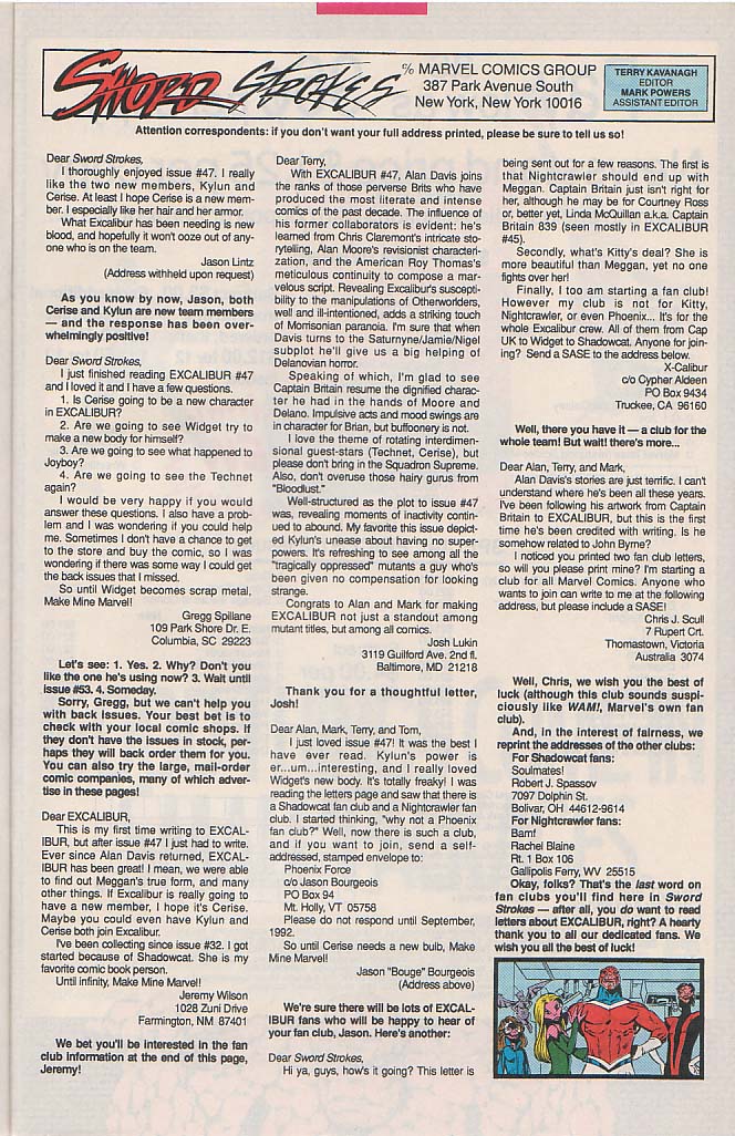 Excalibur (1988) Issue #51 - Page 24