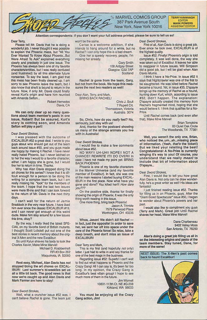 Excalibur (1988) Issue #56 - Page 24