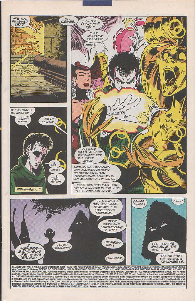 Excalibur (1988) Issue #58 - Page 2