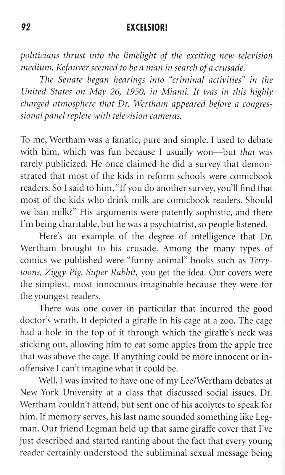 Excelsior! The Amazing Life of Stan Lee TPB (Part 2) - Page 1