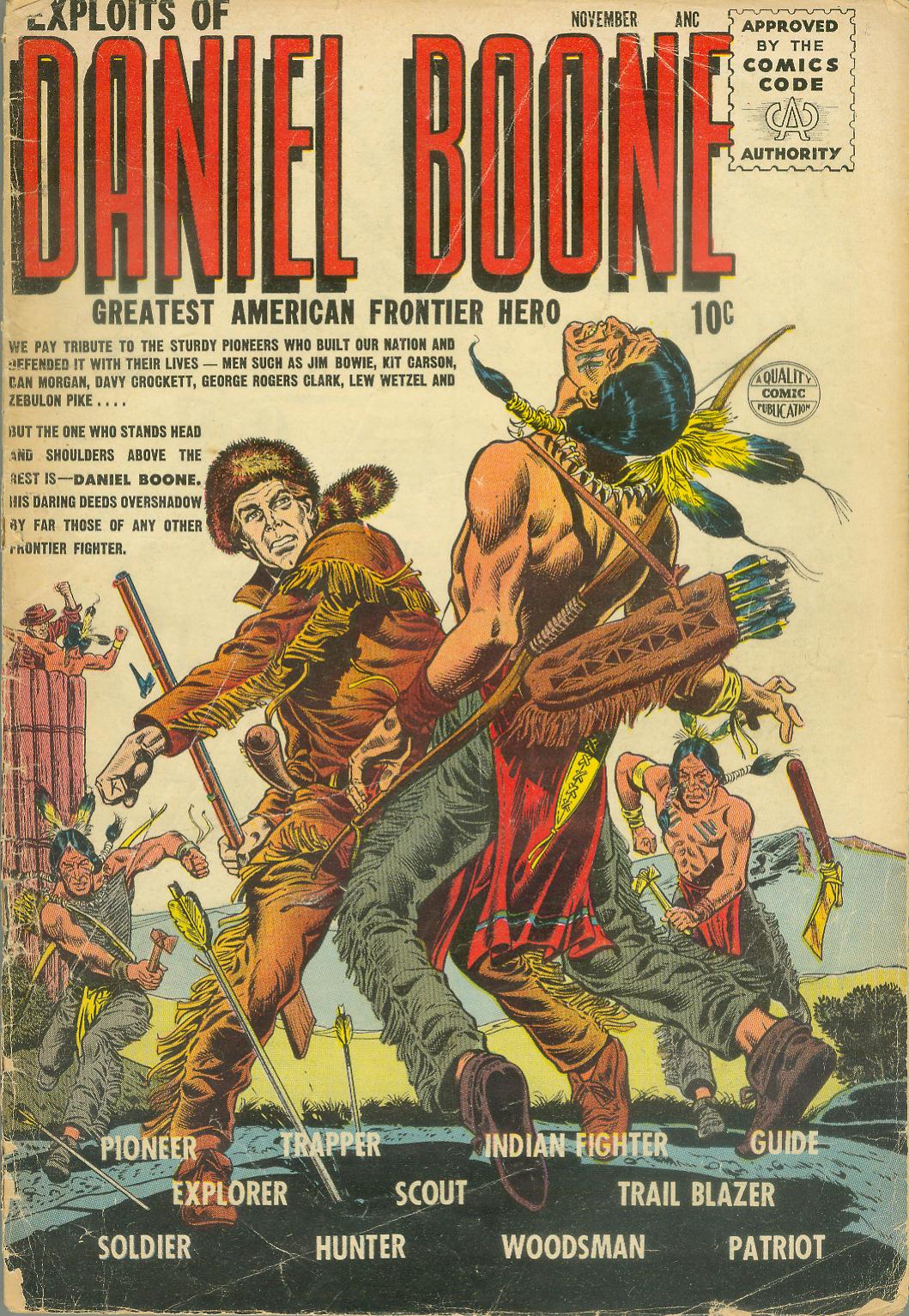 Exploits of Daniel Boone Issue #1 - Page 1