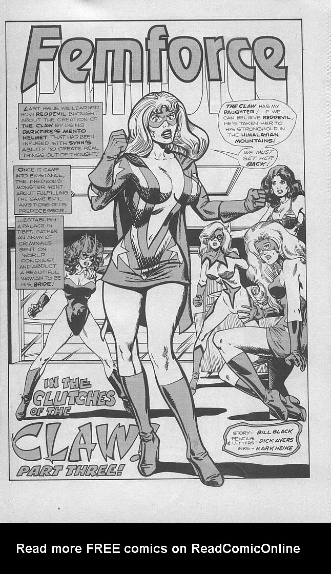 Femforce Issue #52 - Page 3