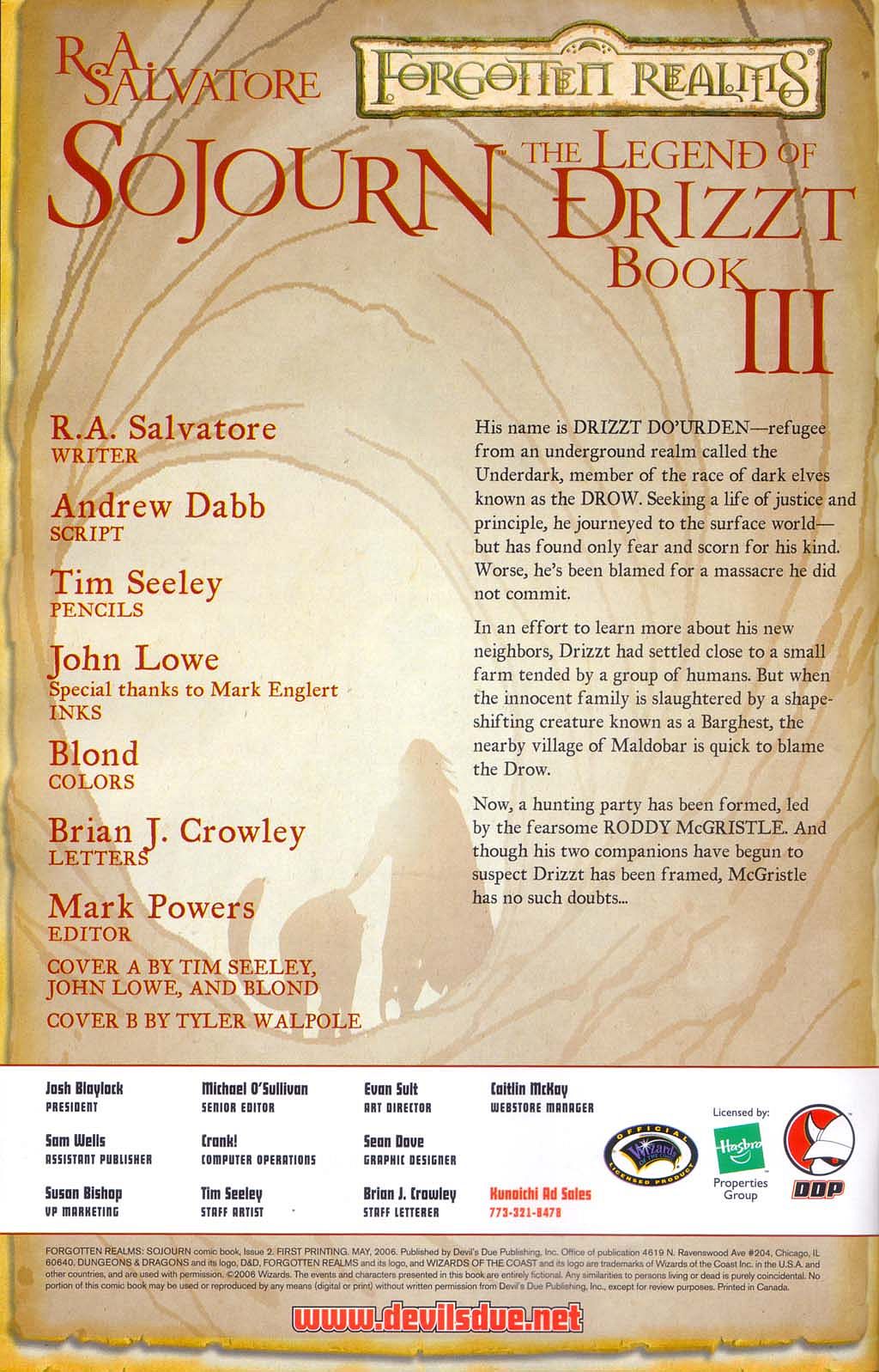 Forgotten Realms: Sojourn Issue #2 - Page 2