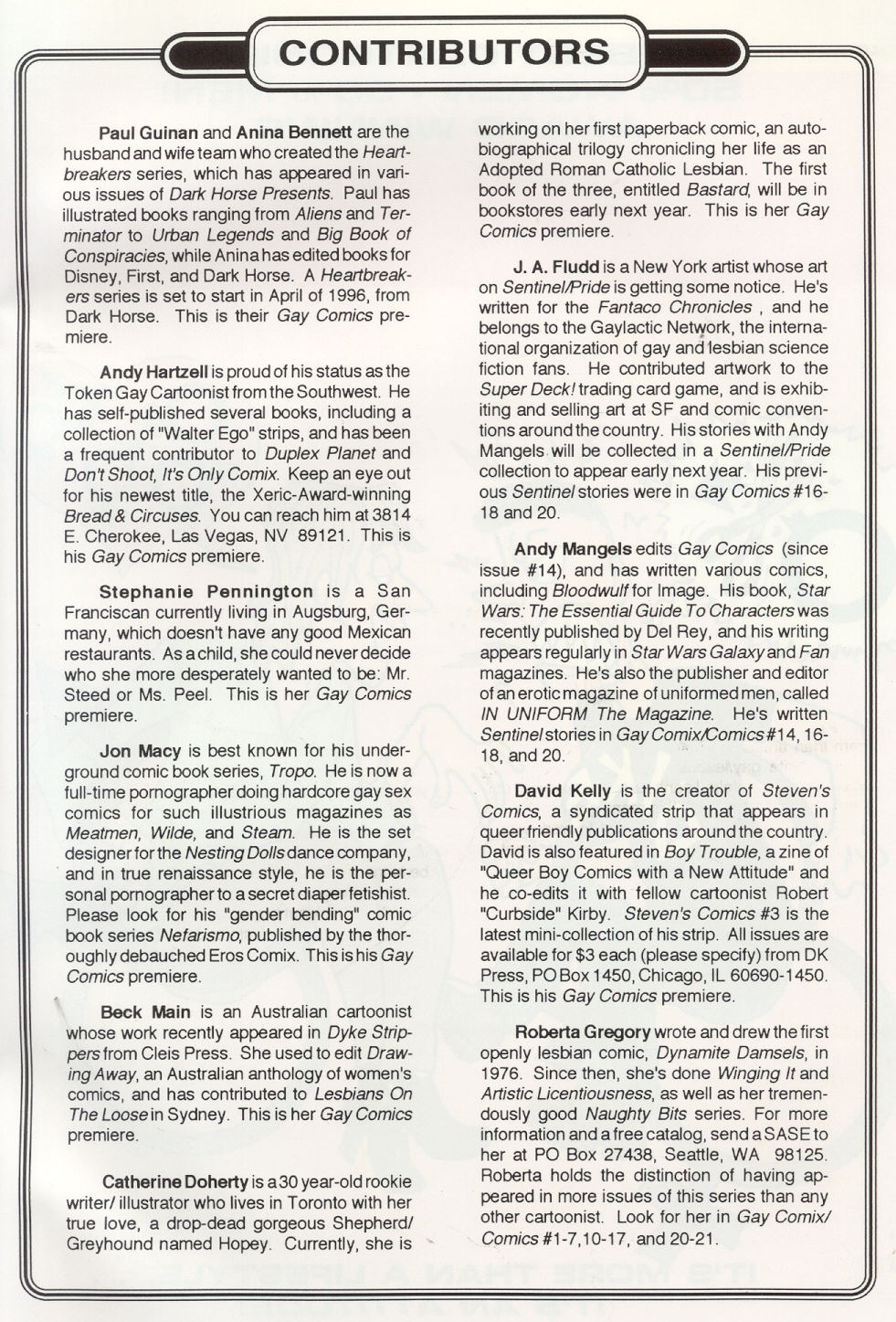 Gay Comix (Gay Comics) Issue #23 - Page 44