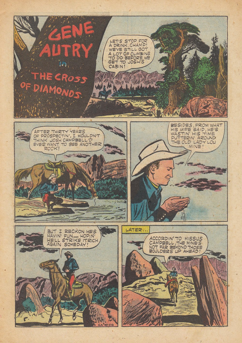 Gene Autry Comics (1946) Issue #49 - Page 3