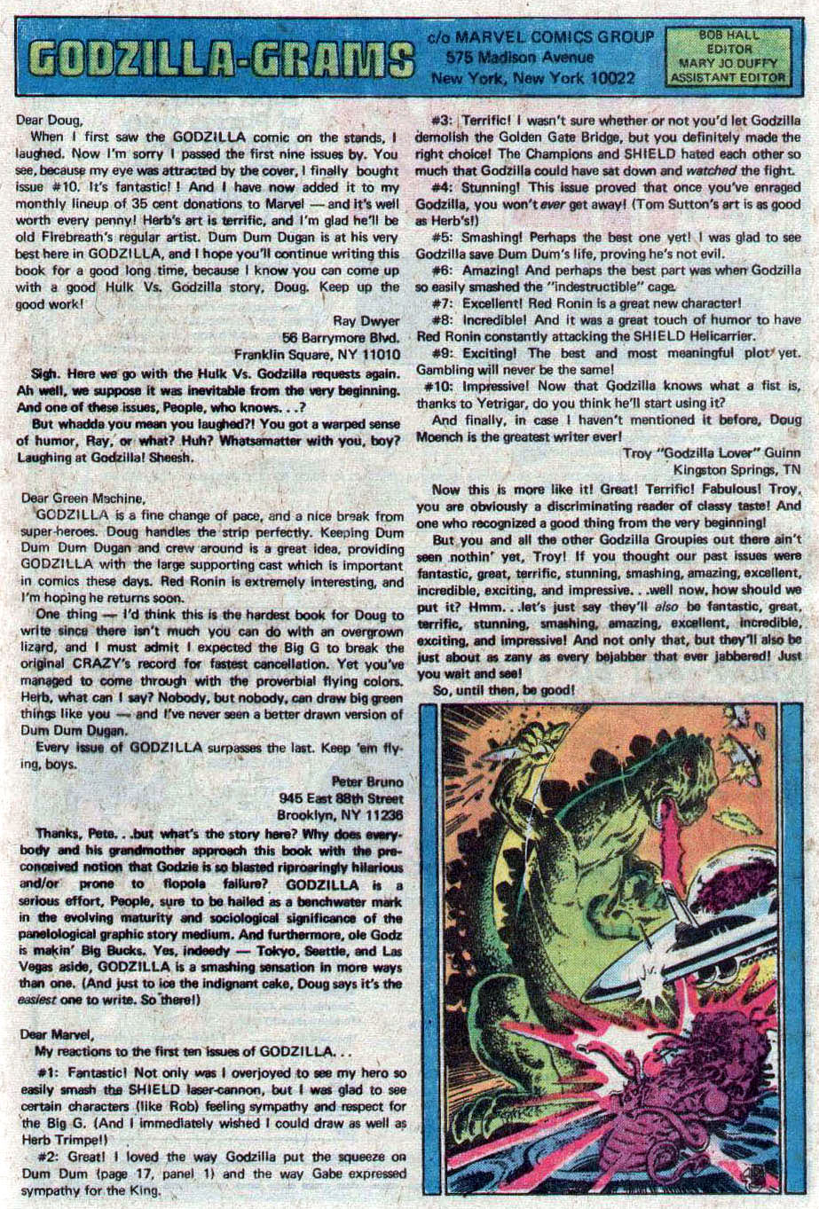 Godzilla (1977) Issue #15 - Page 19