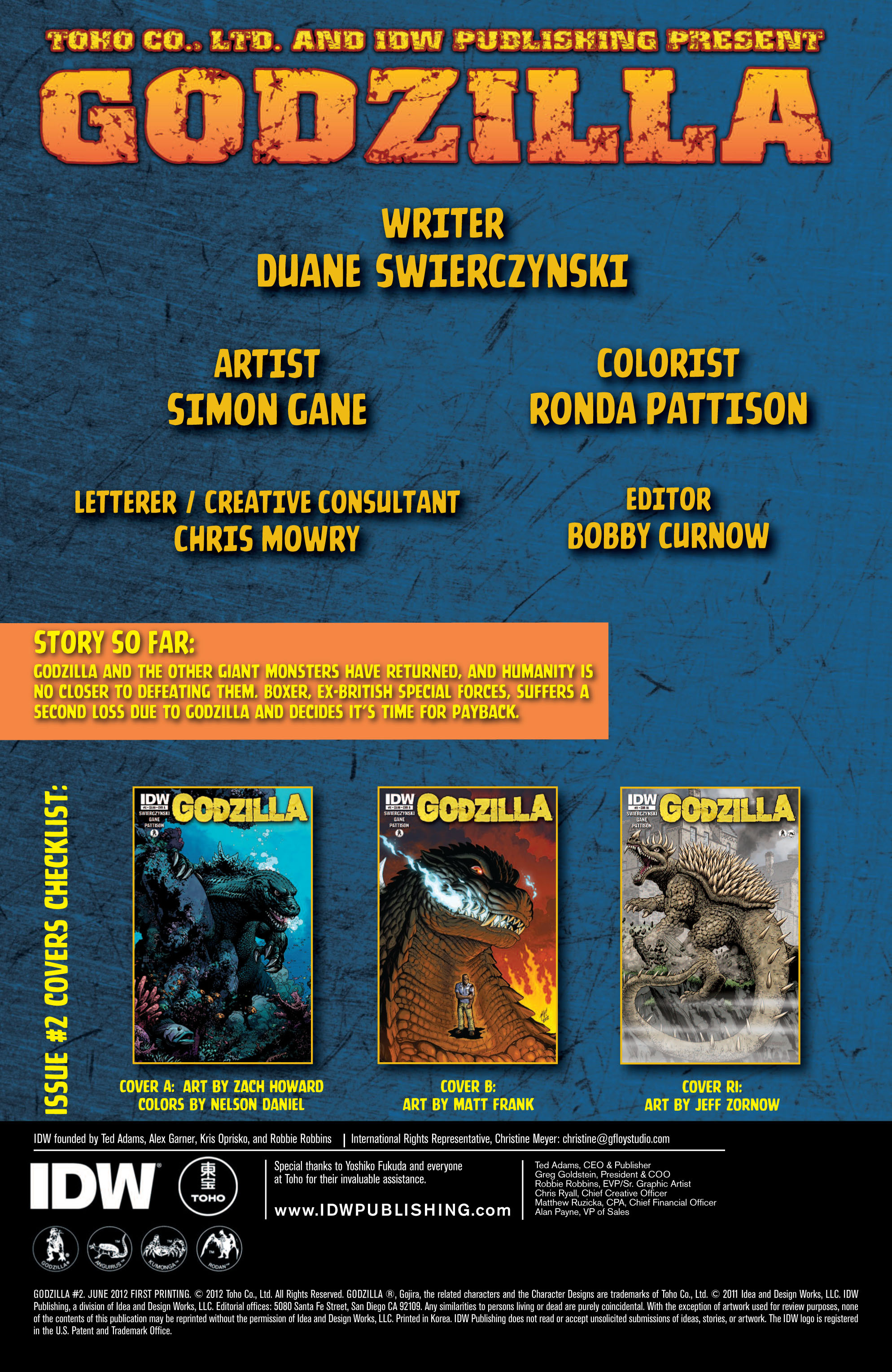 Godzilla (2012) Issue #2 - Page 2