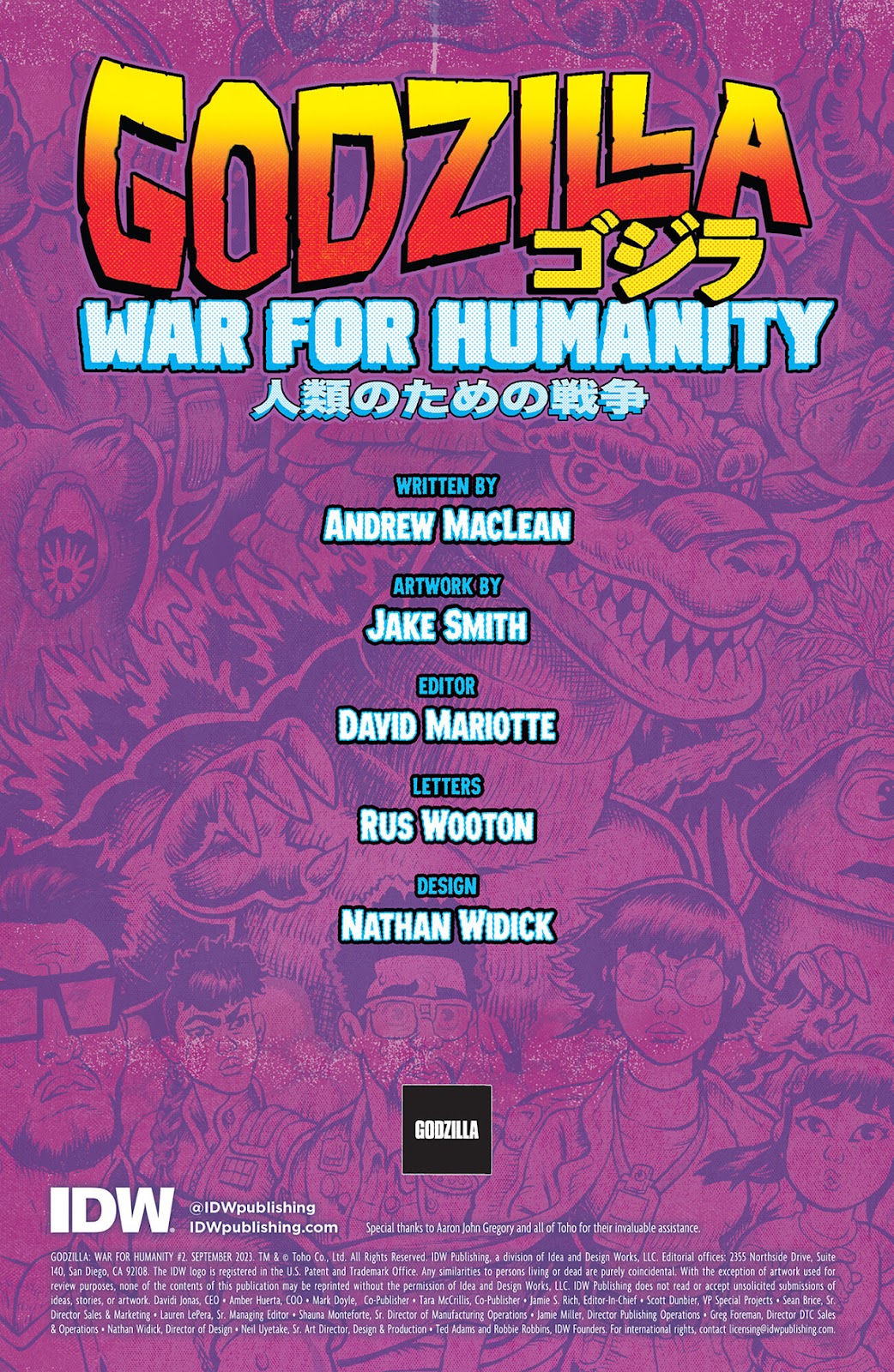 Godzilla: War for Humanity Issue #2 - Page 2