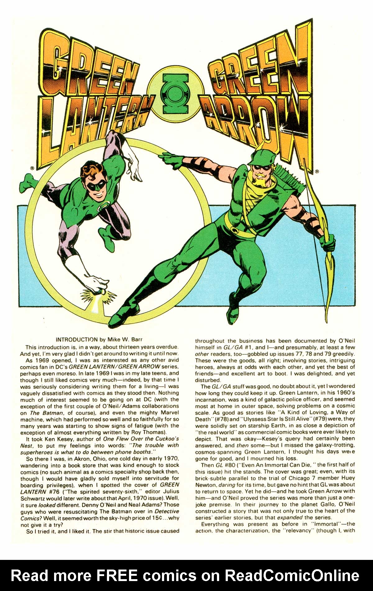 Green Lantern/Green Arrow Issue #3 - Page 1