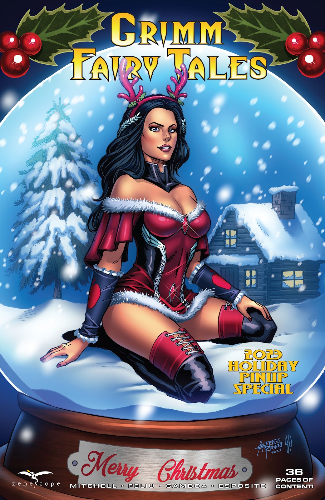 Grimm Fairy Tales 2023 Holiday Pinup Special Full - Page 1
