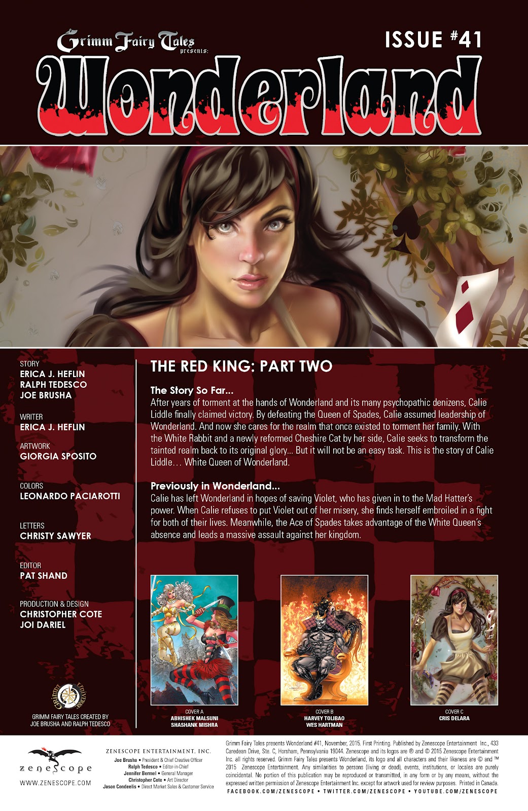 Grimm Fairy Tales presents Wonderland Issue #41 - Page 2