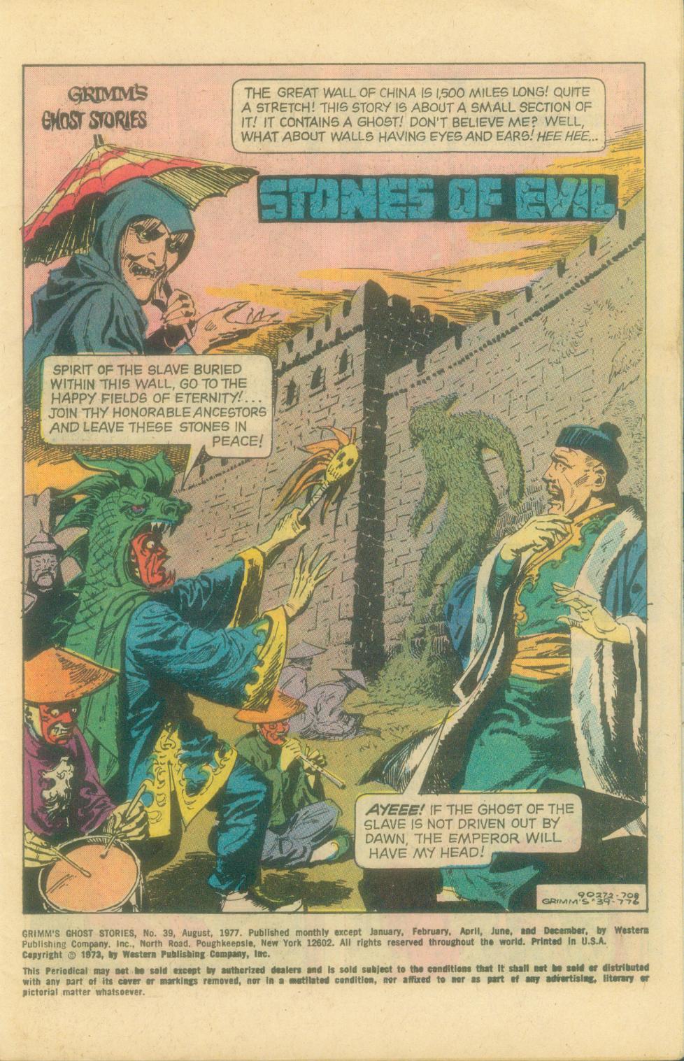 Grimm's Ghost Stories Issue #39 - Page 3