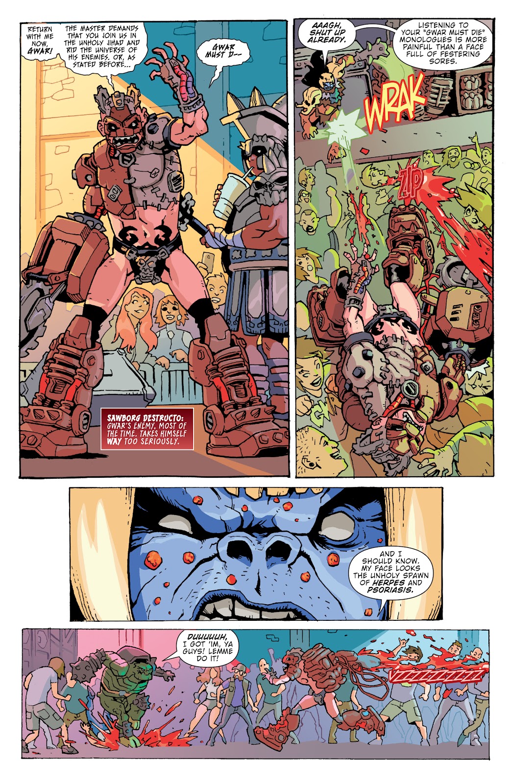 Gwar: Orgasmageddon Issue #1 - Page 5