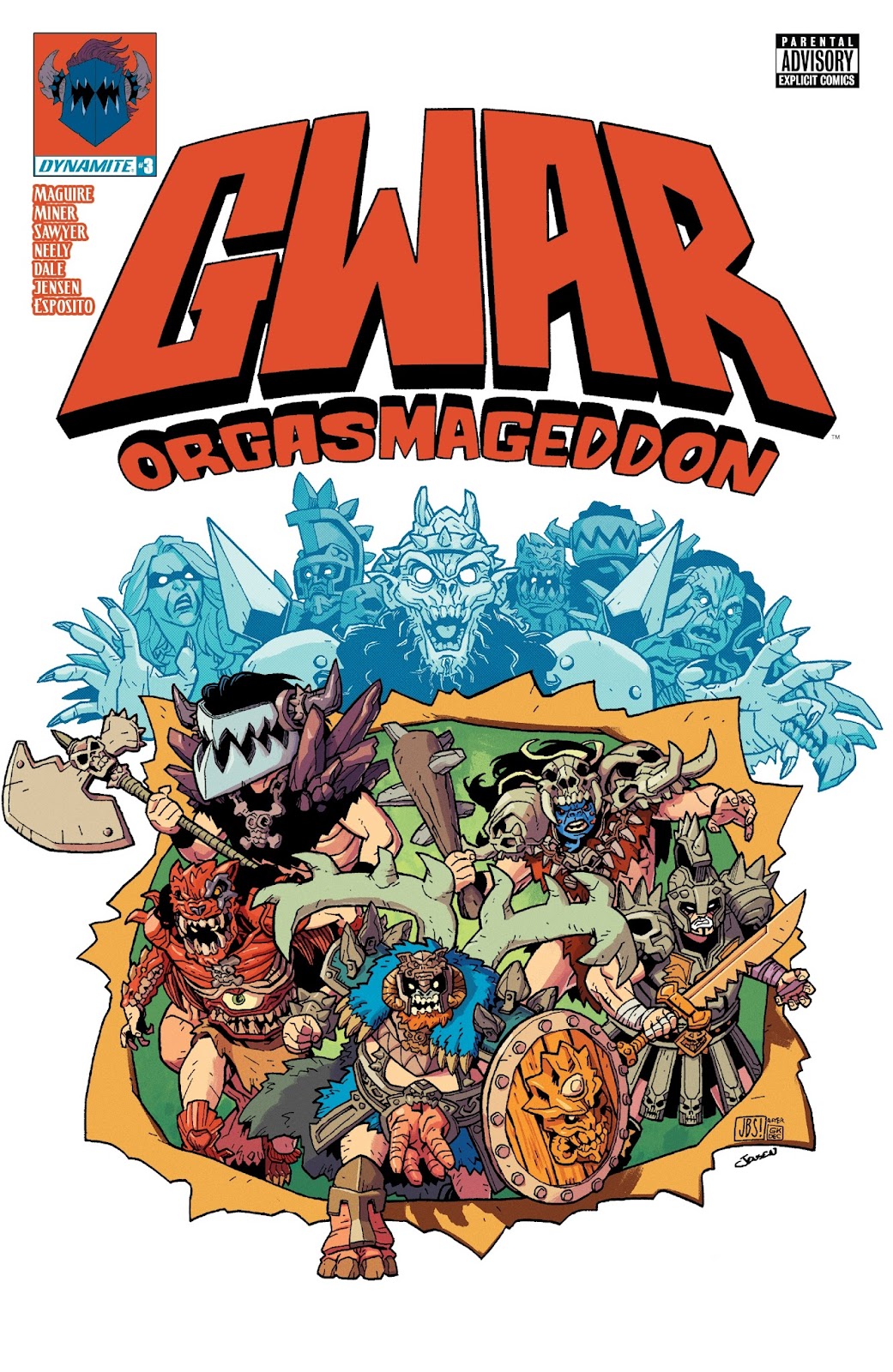 Gwar: Orgasmageddon Issue #3 - Page 1