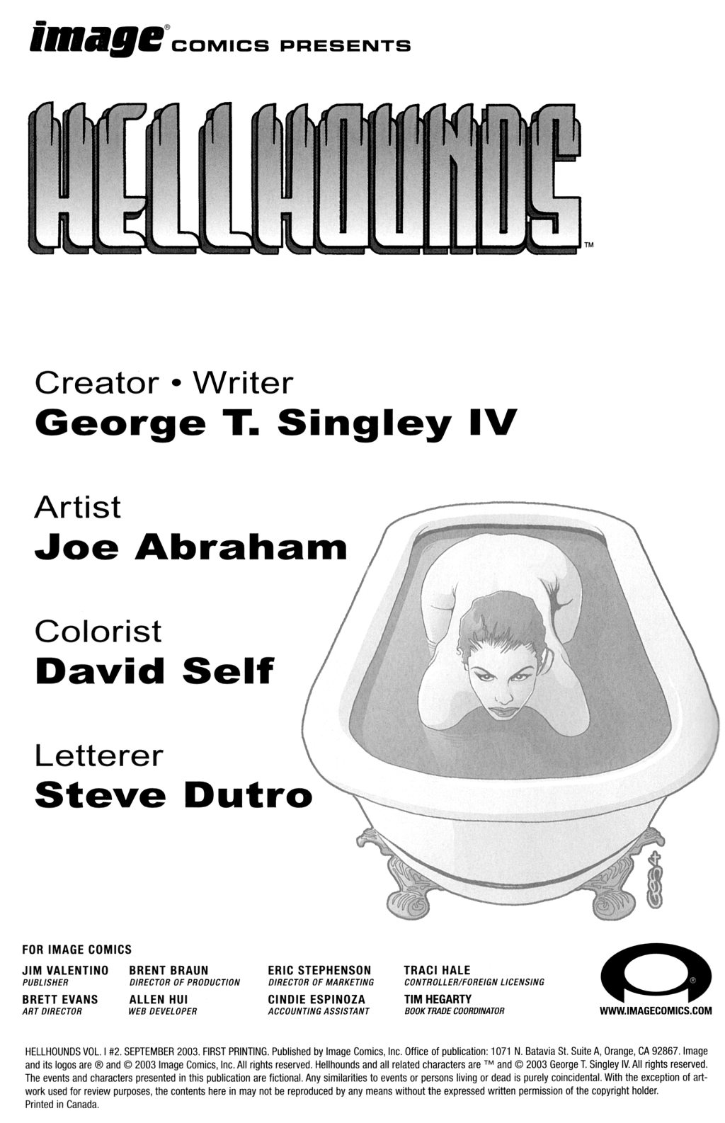 Hellhounds Issue #2 - Page 2