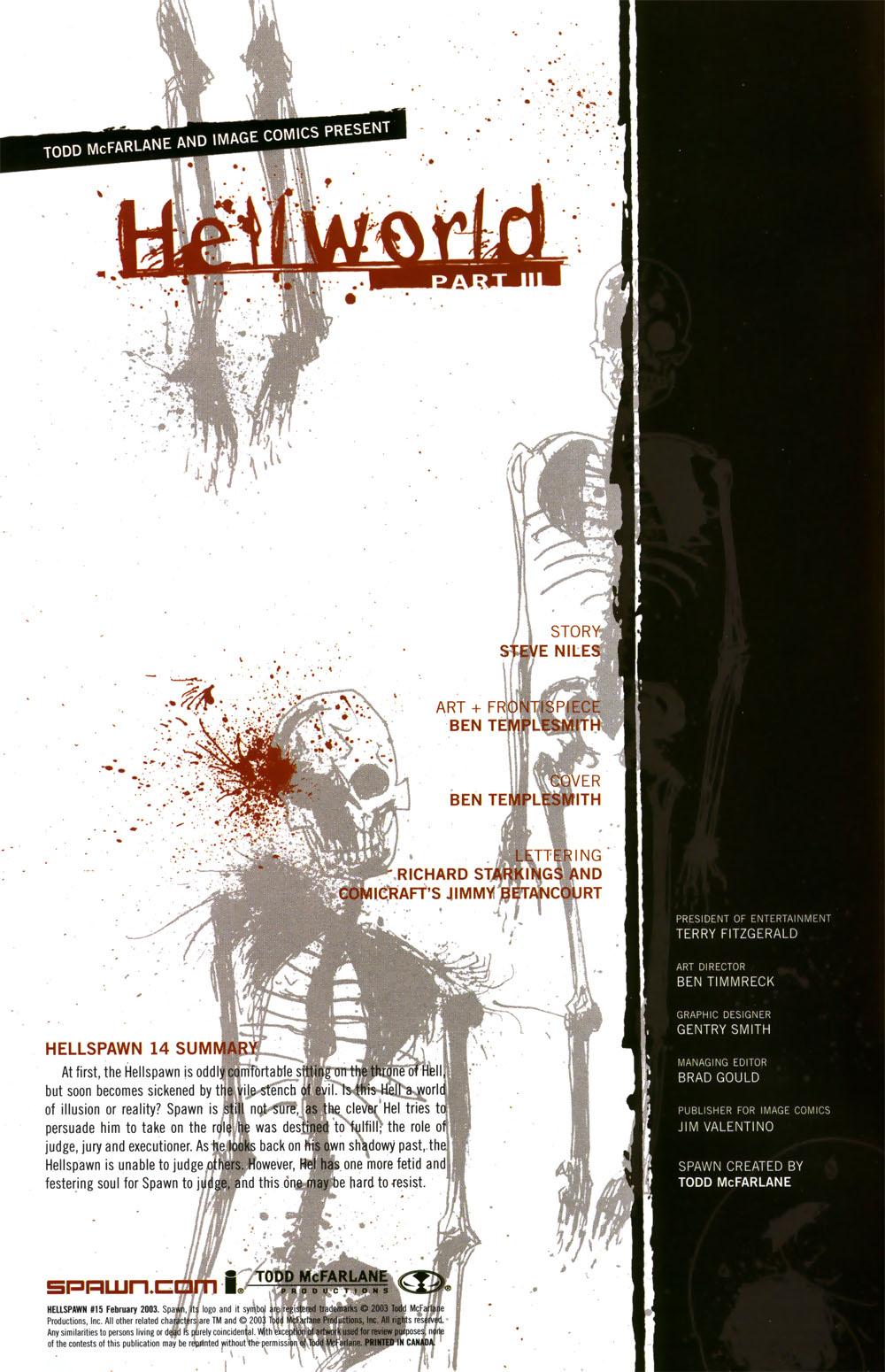 Hellspawn Issue #15 - Page 1