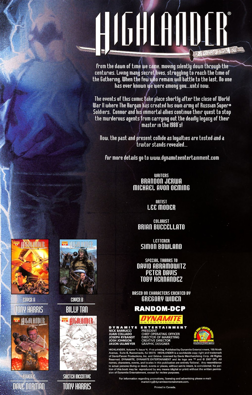 Highlander  Issue #4 - Page 4