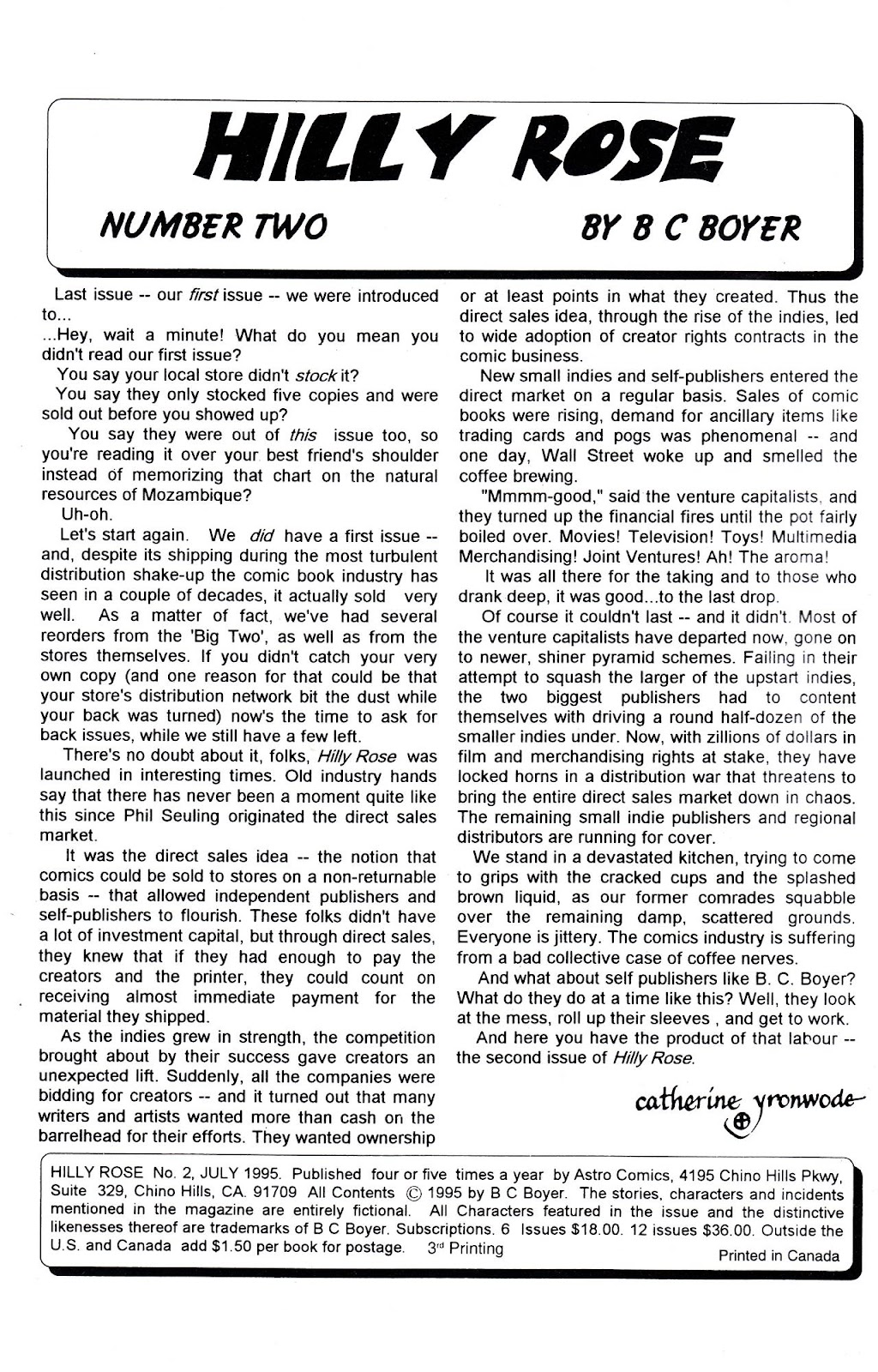 Hilly Rose Issue #2 - Page 2