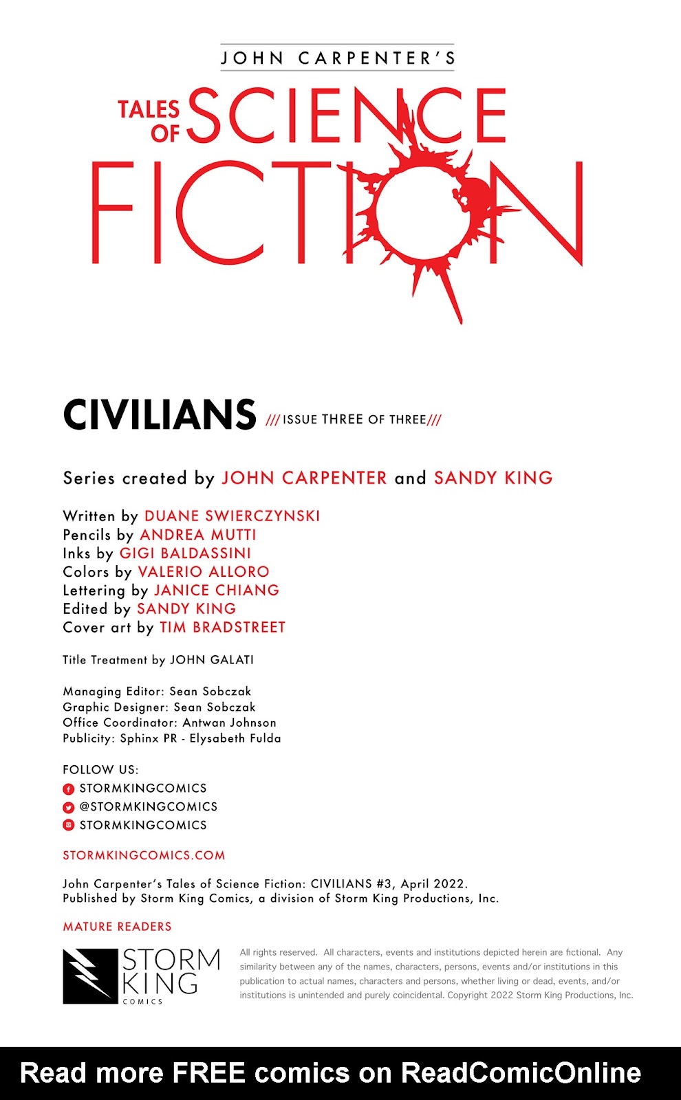 John Carpenter's Tales Of Science Fiction: Civilians Issue #3 - Page 2