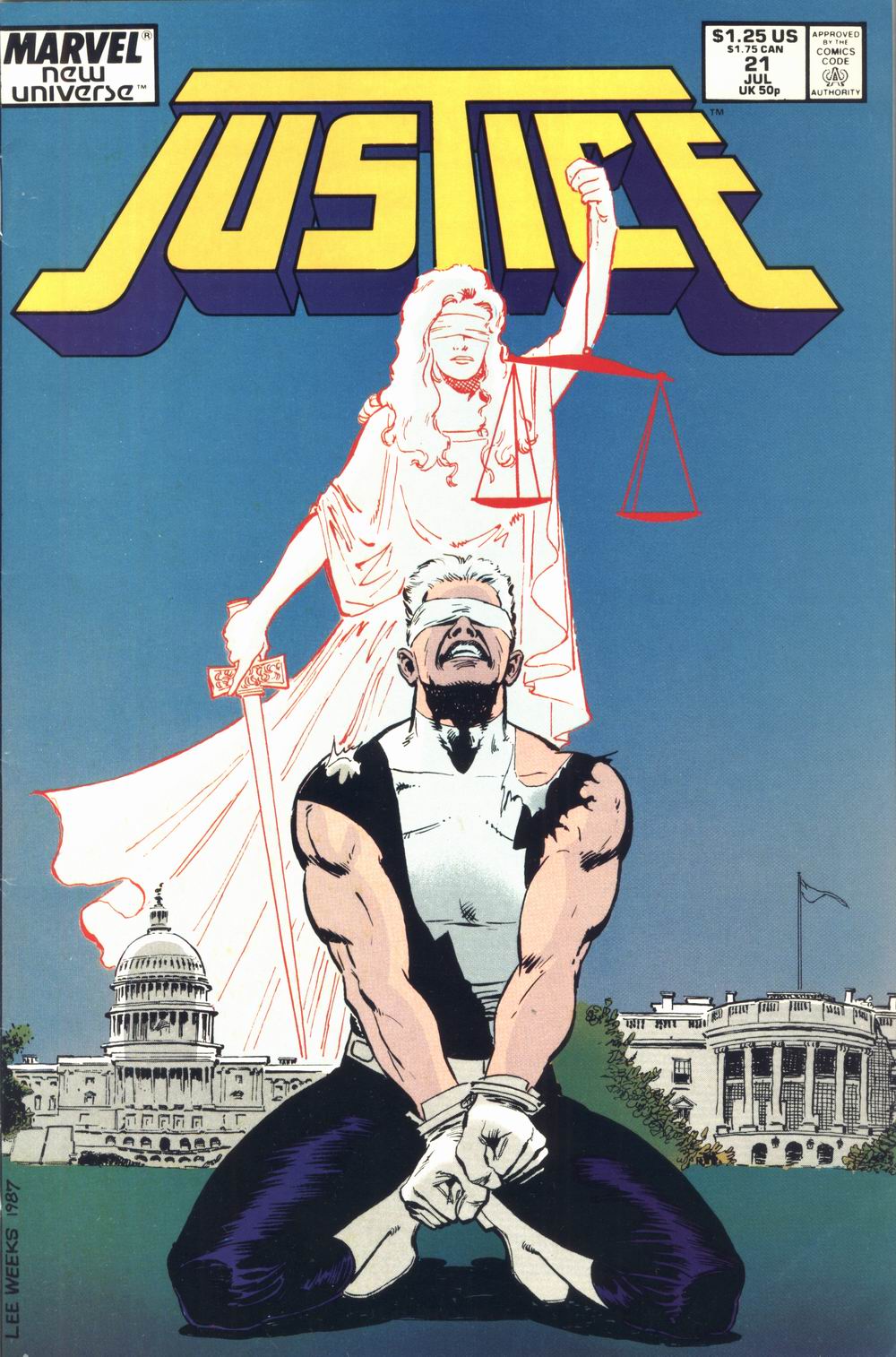Justice (1986) Issue #21 - Page 1