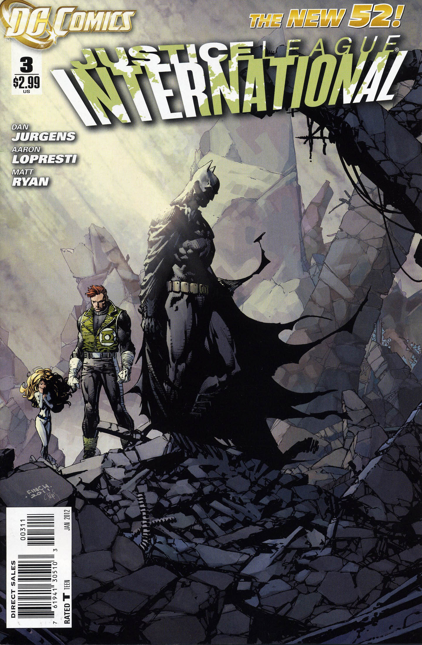 Justice League International (2011) Issue #3 - Page 1