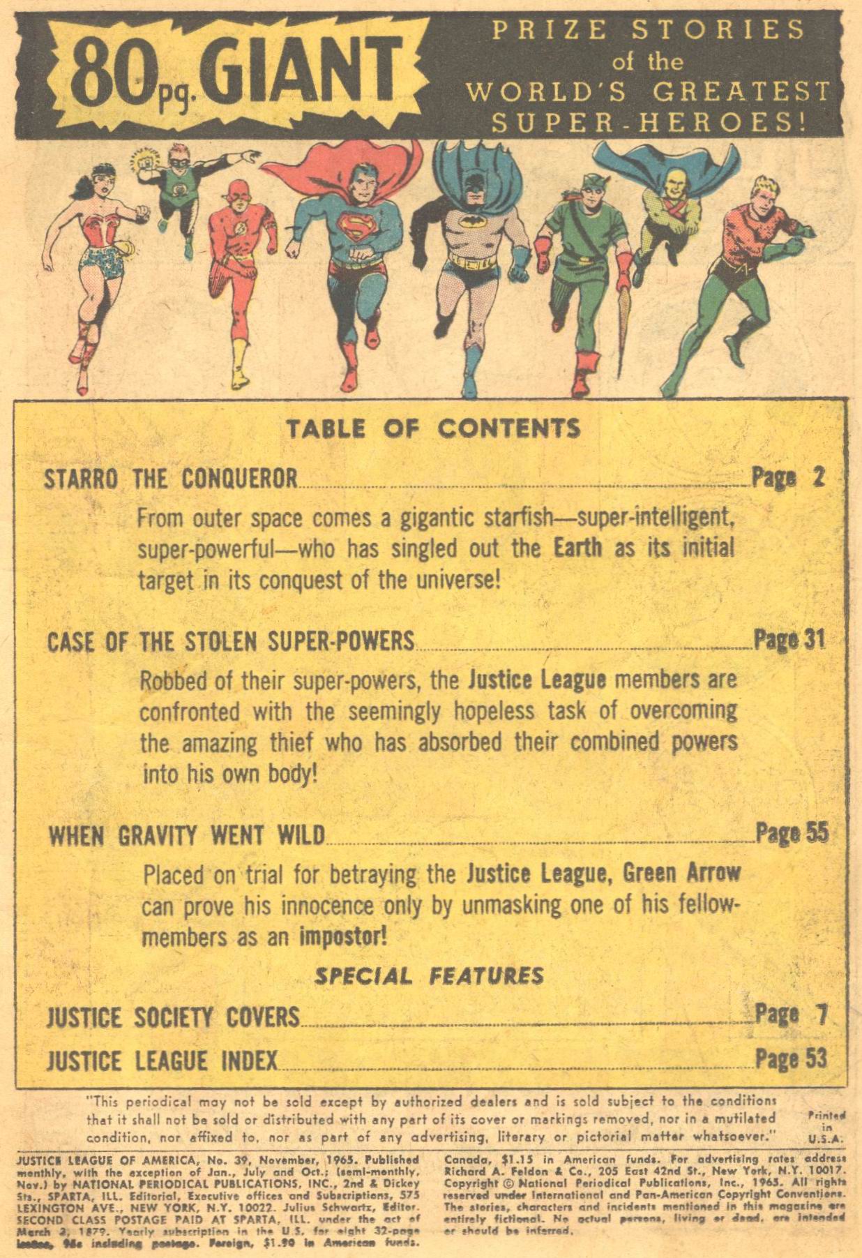 Justice League of America (1960) Issue #39 - Page 3