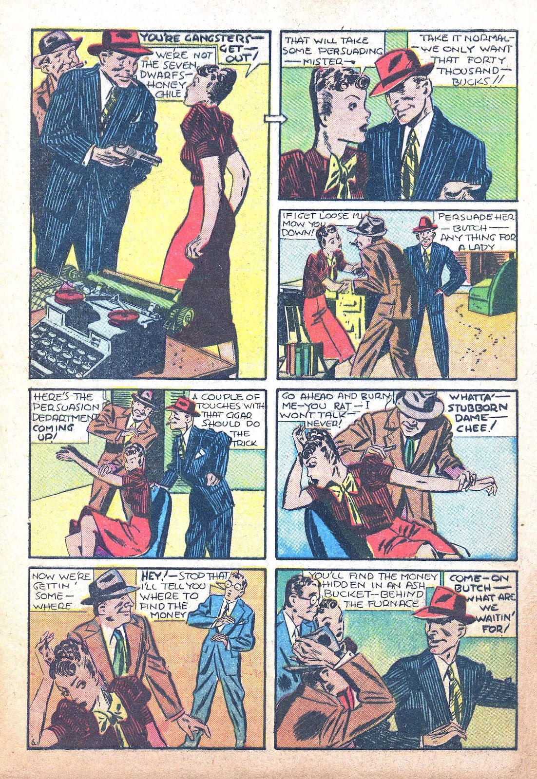 Keen Detective Funnies Issue #15 - Page 56