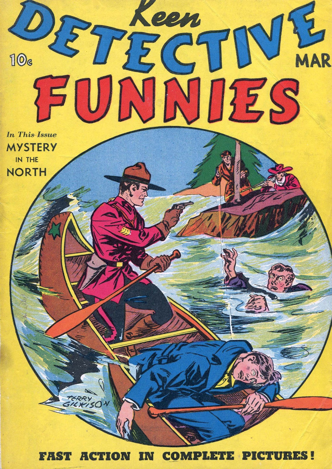Keen Detective Funnies Issue #7 - Page 1