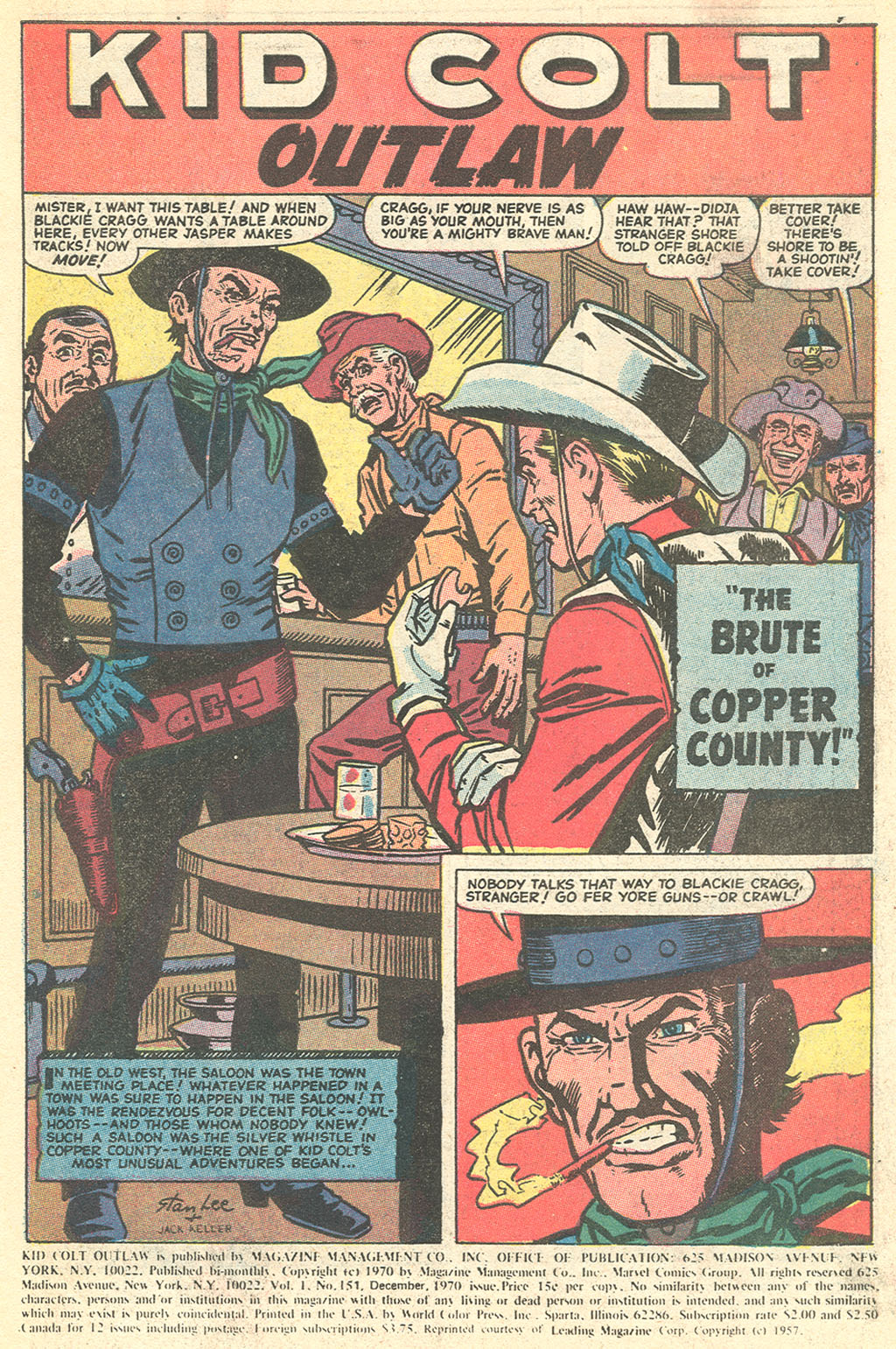Kid Colt Outlaw Issue #151 - Page 3