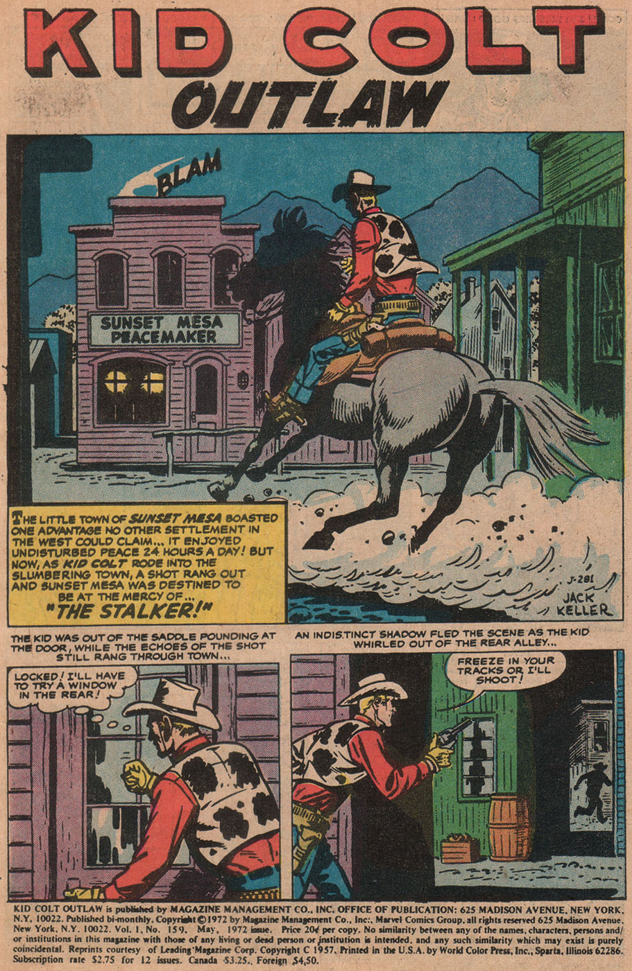 Kid Colt Outlaw Issue #159 - Page 3