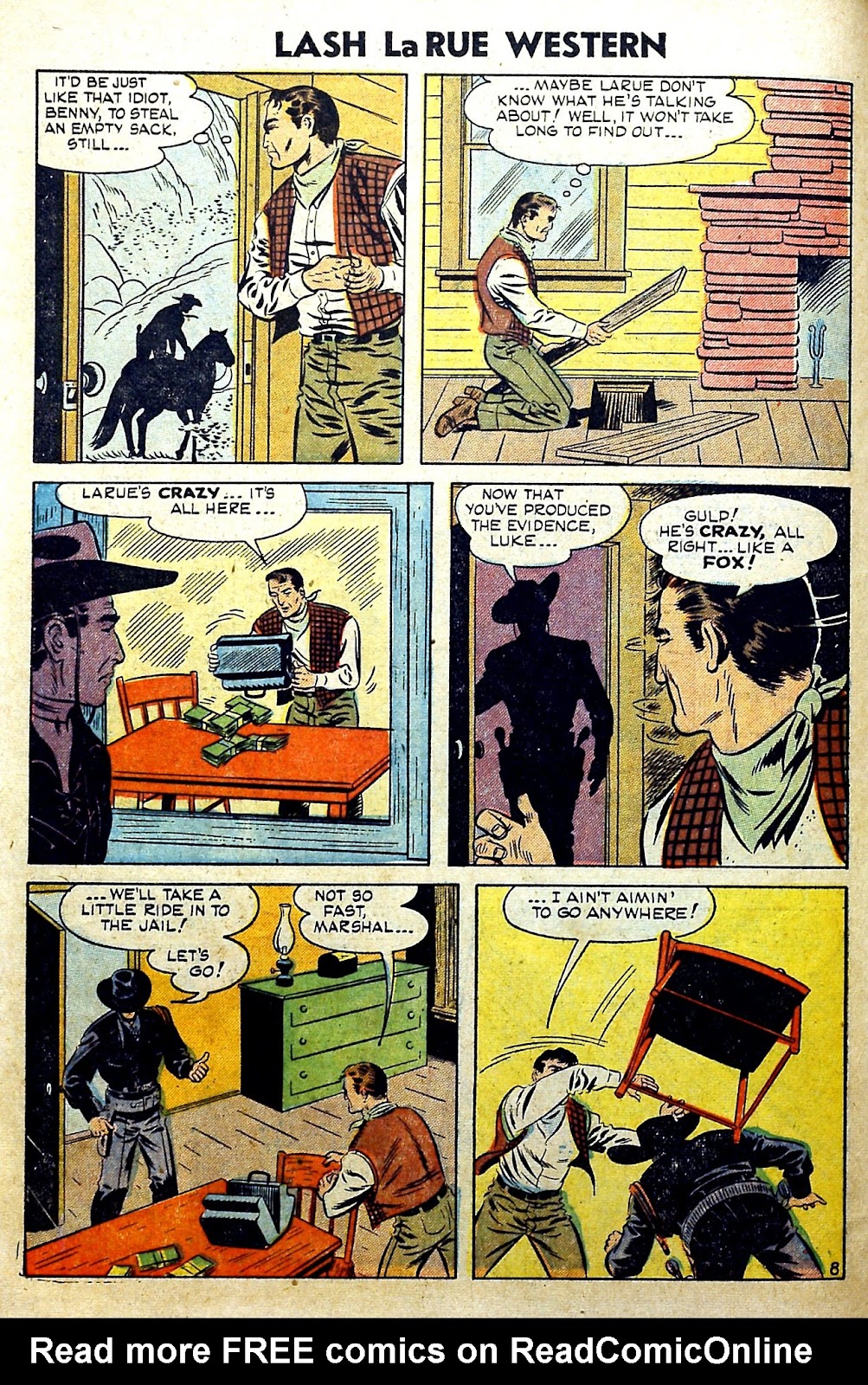 Lash Larue Western (1949) Issue #51 - Page 10