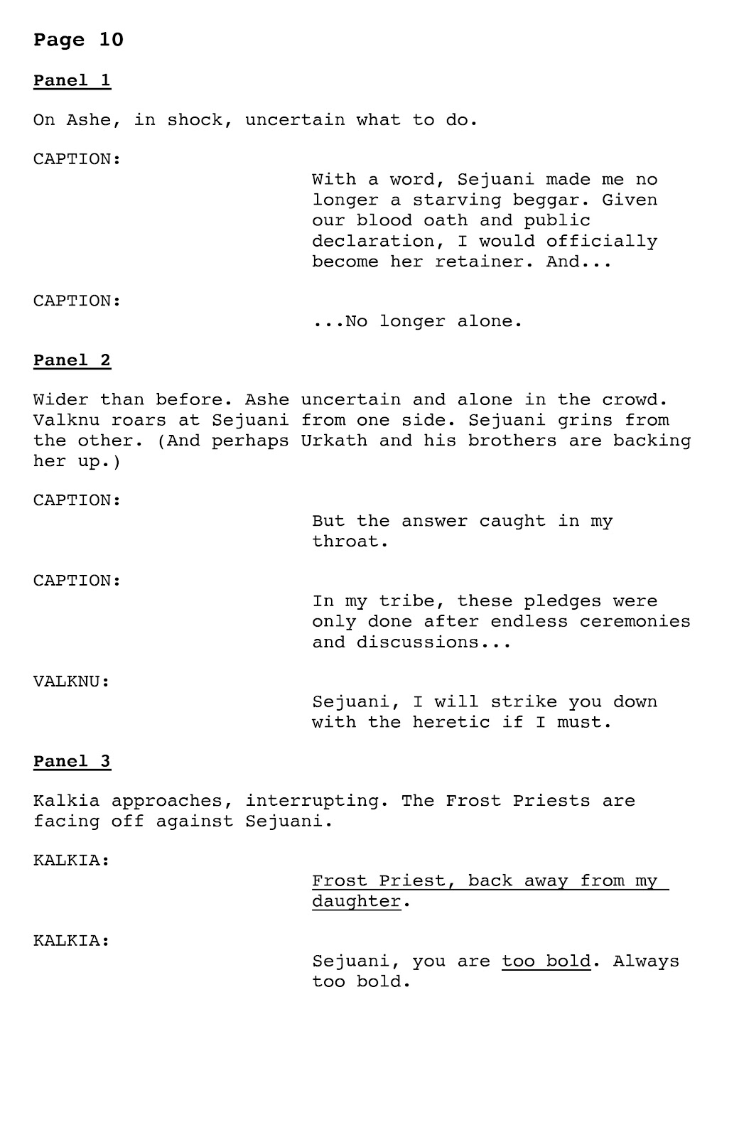 League of Legends: Ashe: Warmother Special Edition Issue #4 - Page 44
