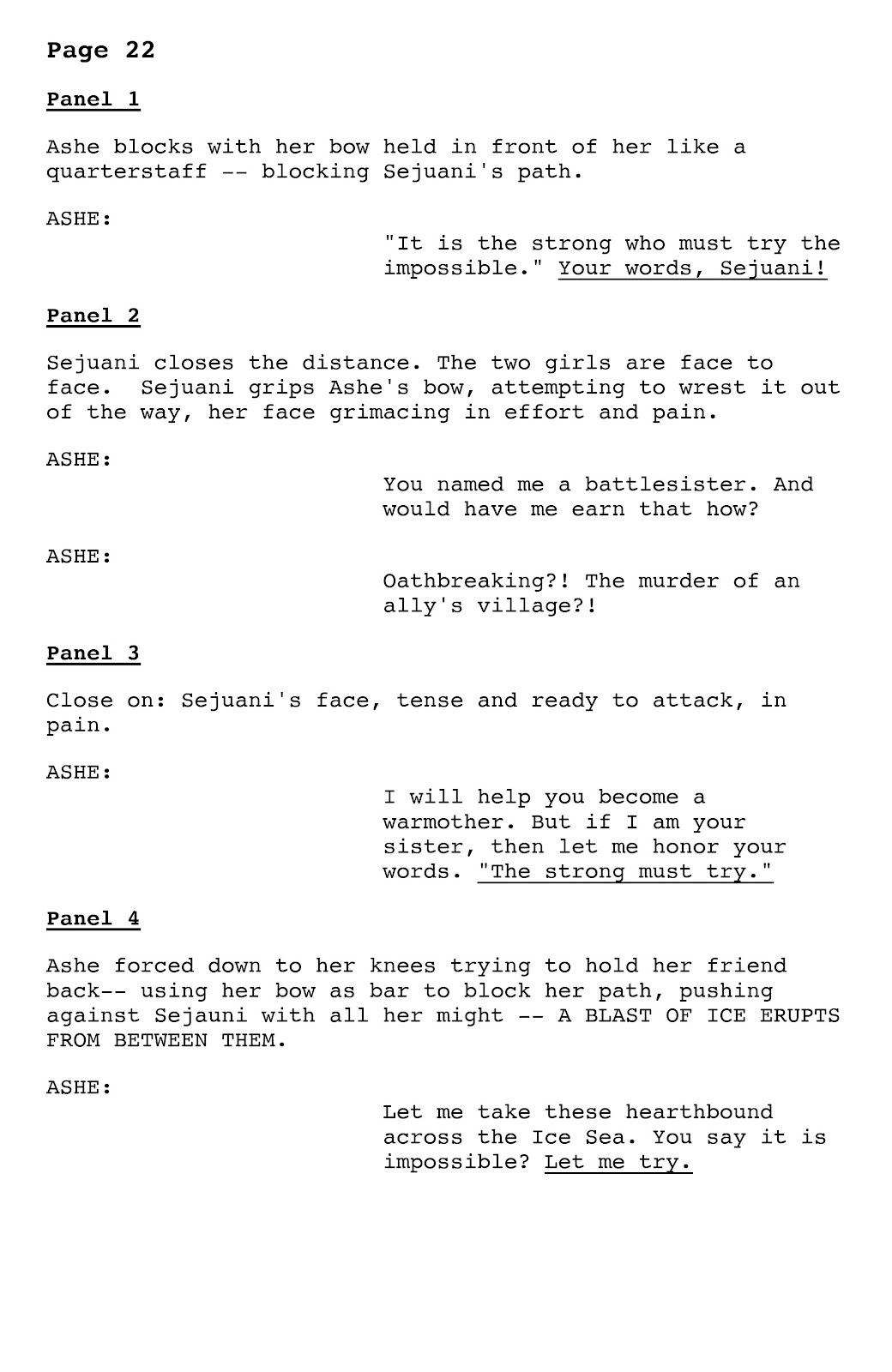 League of Legends: Ashe: Warmother Special Edition Issue #4 - Page 64
