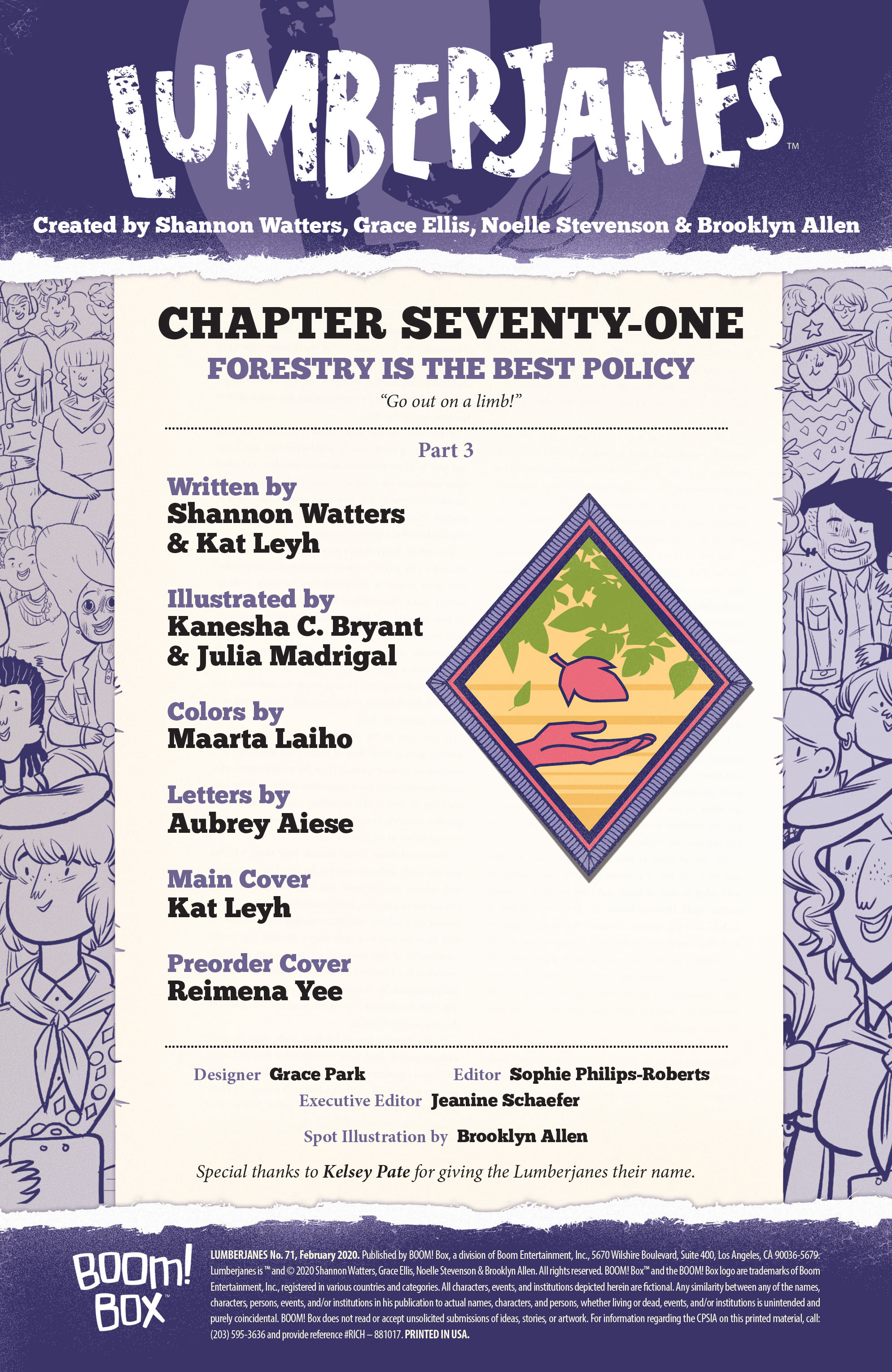 Lumberjanes Issue #71 - Page 2