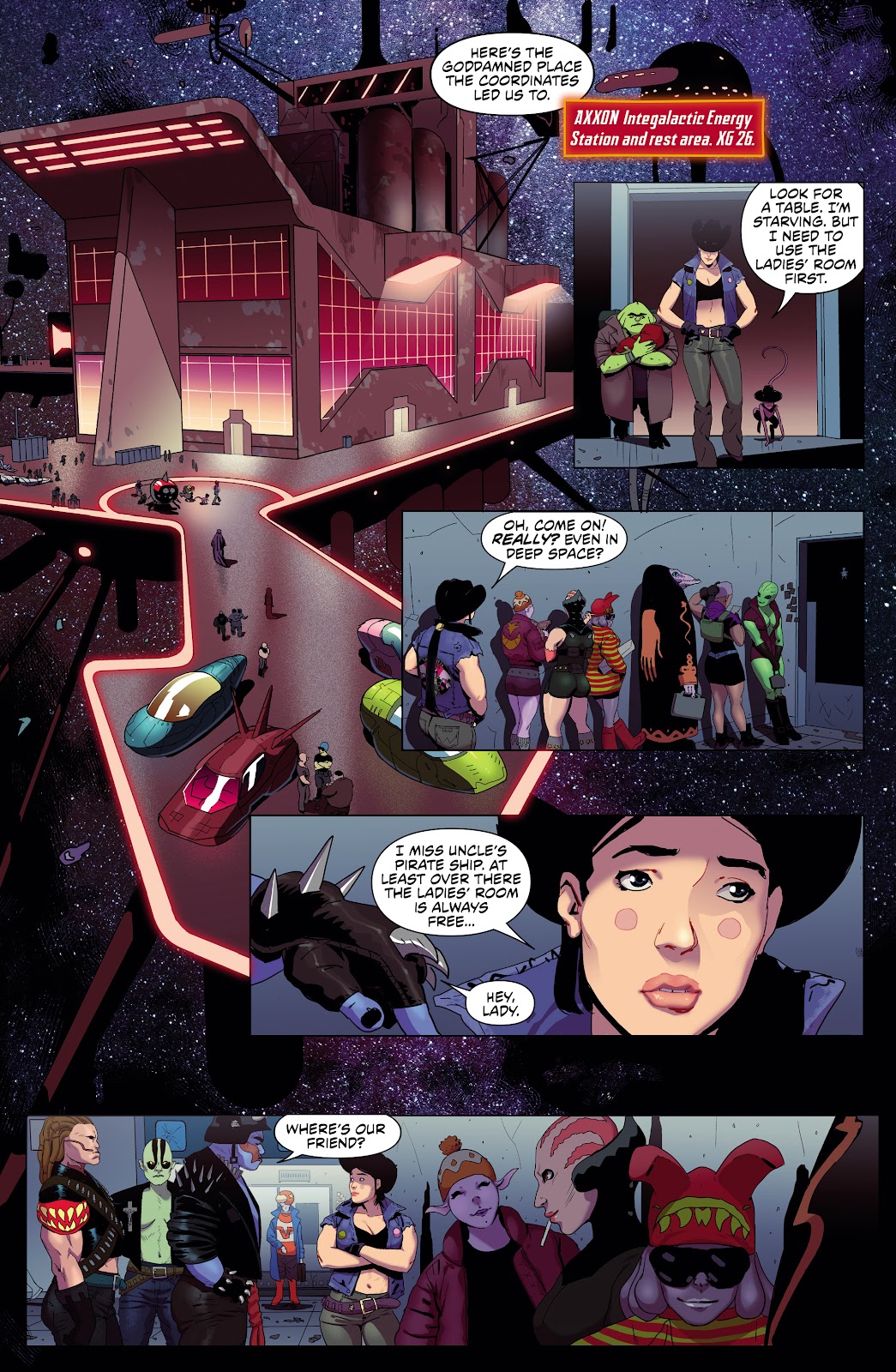 Machine Girl & the Space Hell Engels Issue #2 - Page 7