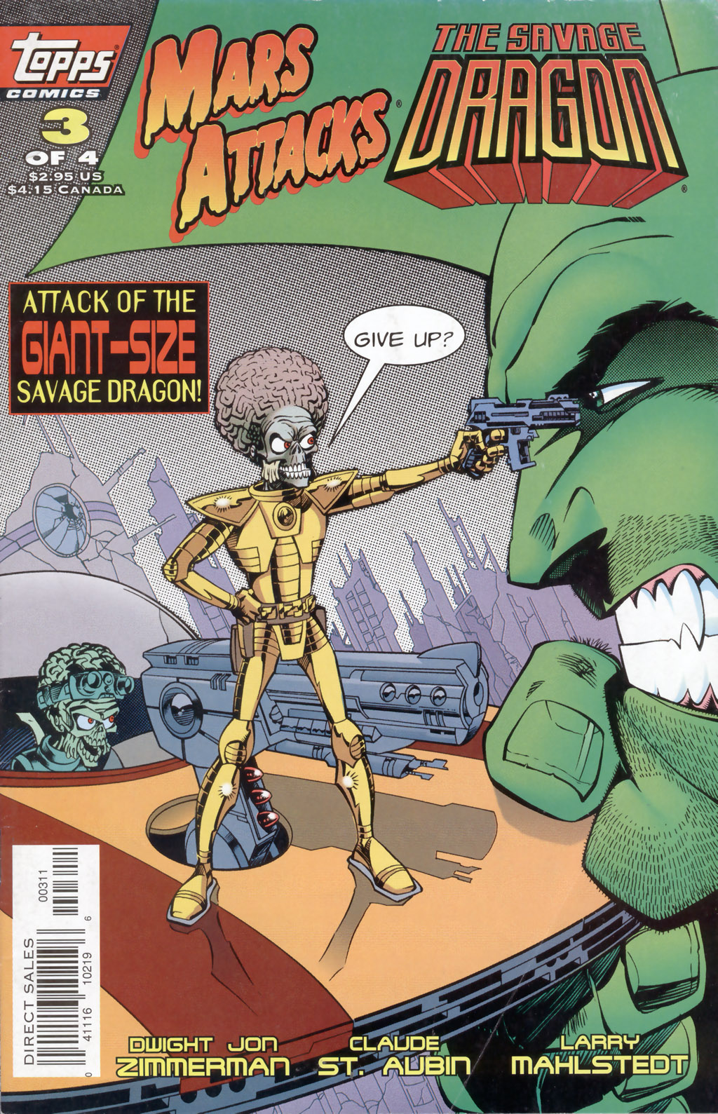 Mars Attacks The Savage Dragon Issue #3 - Page 1