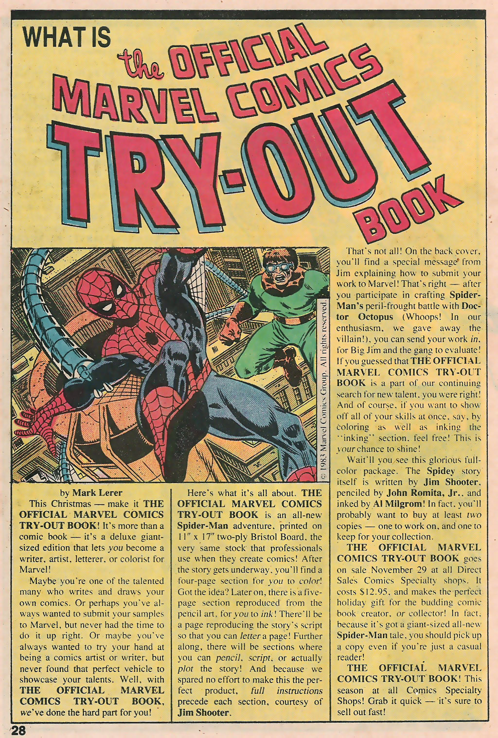 Marvel Age Issue #11 - Page 30
