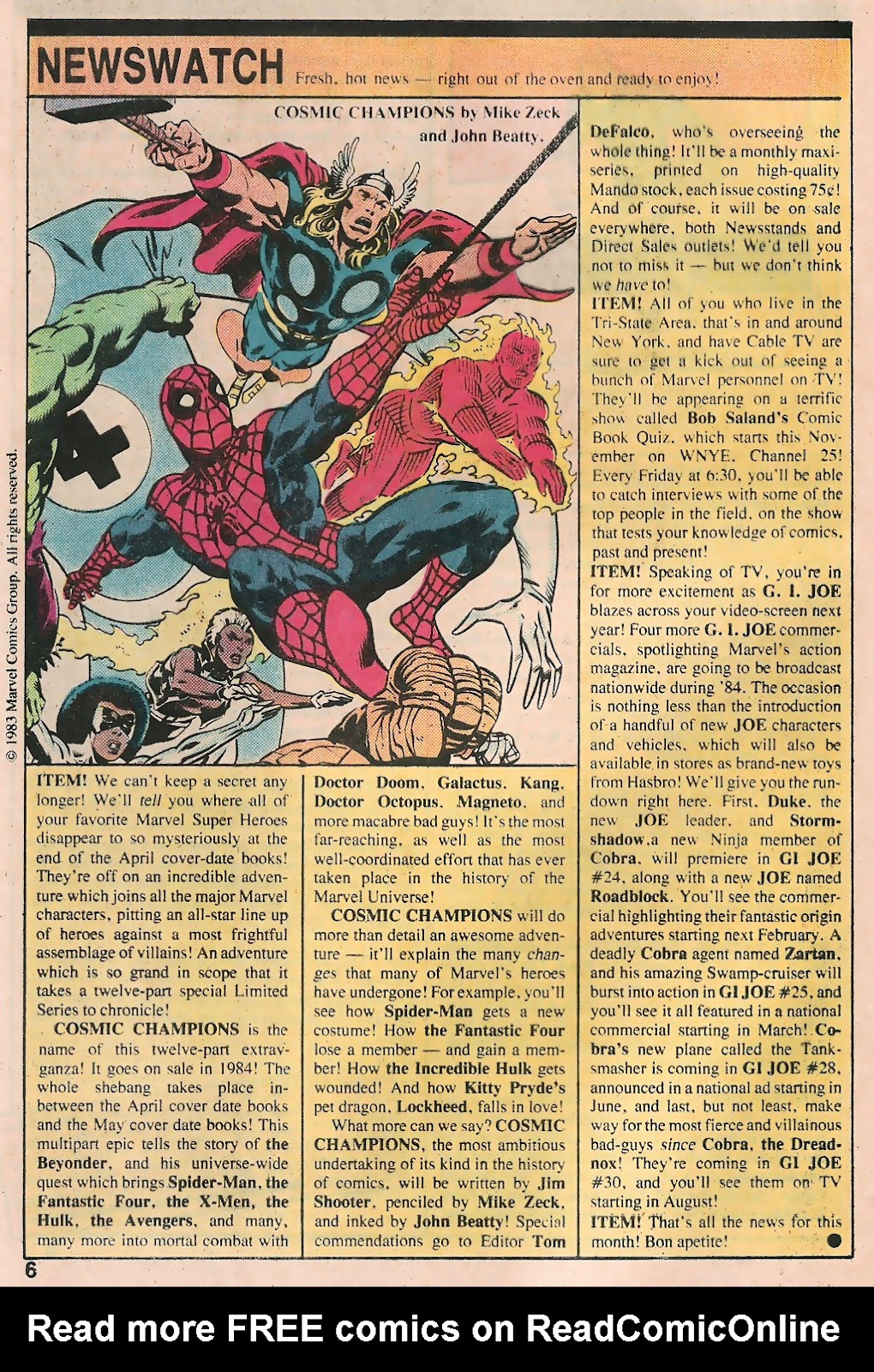 Marvel Age Issue #11 - Page 8